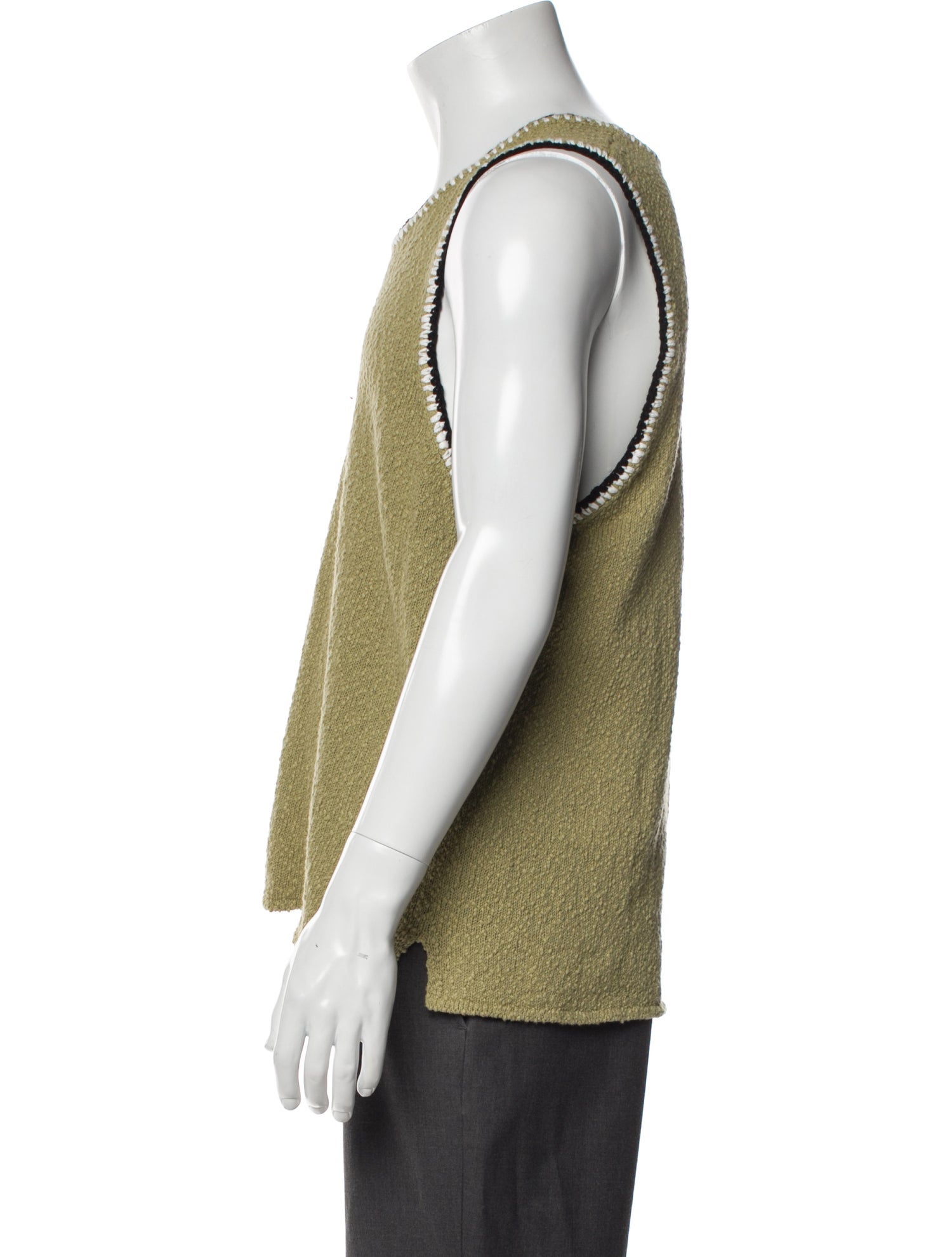 Aimé Leon Dore Scoop Neck Sleeveless Sweater Vest