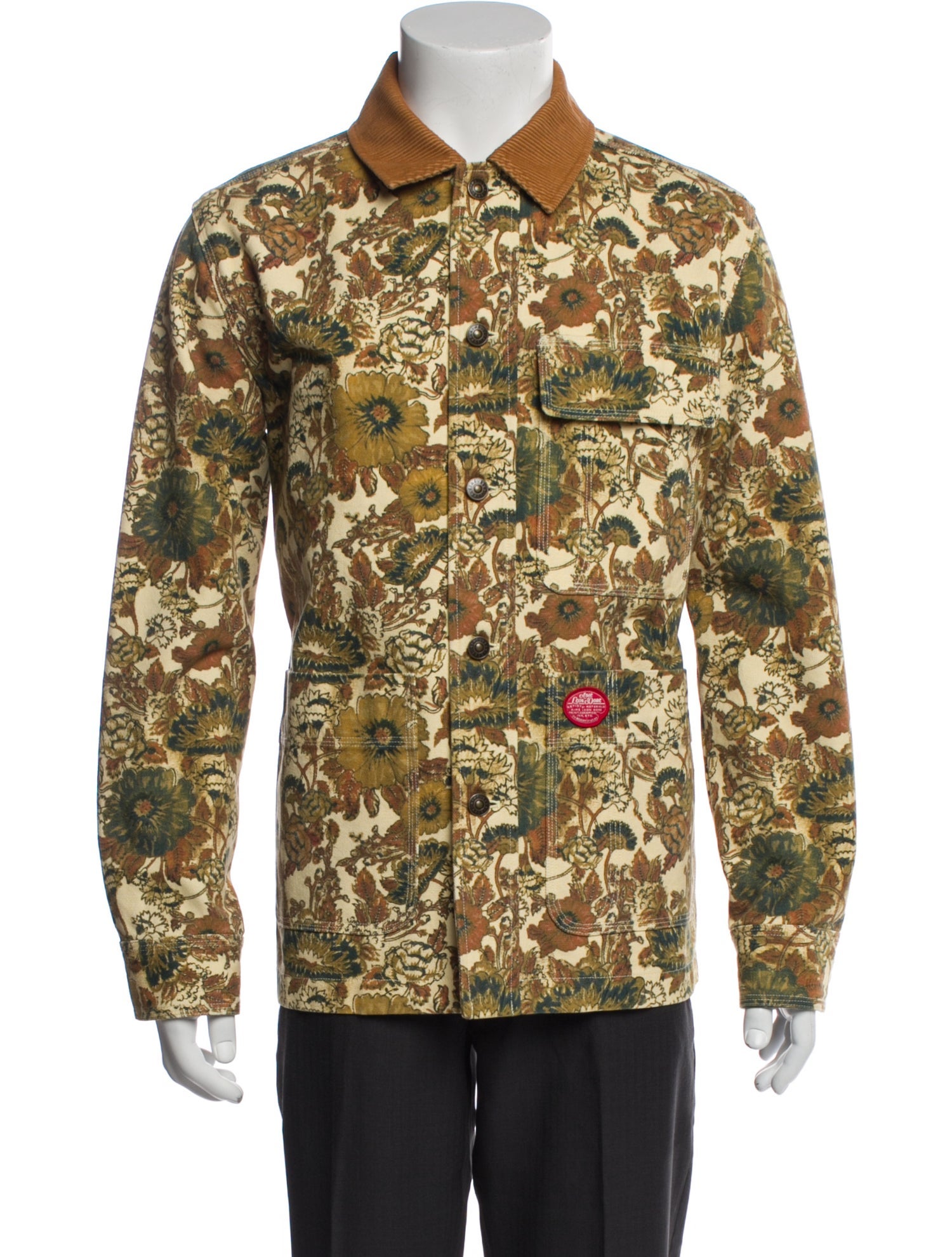 Aimé Leon Dore Floral Print Trucker Jacket