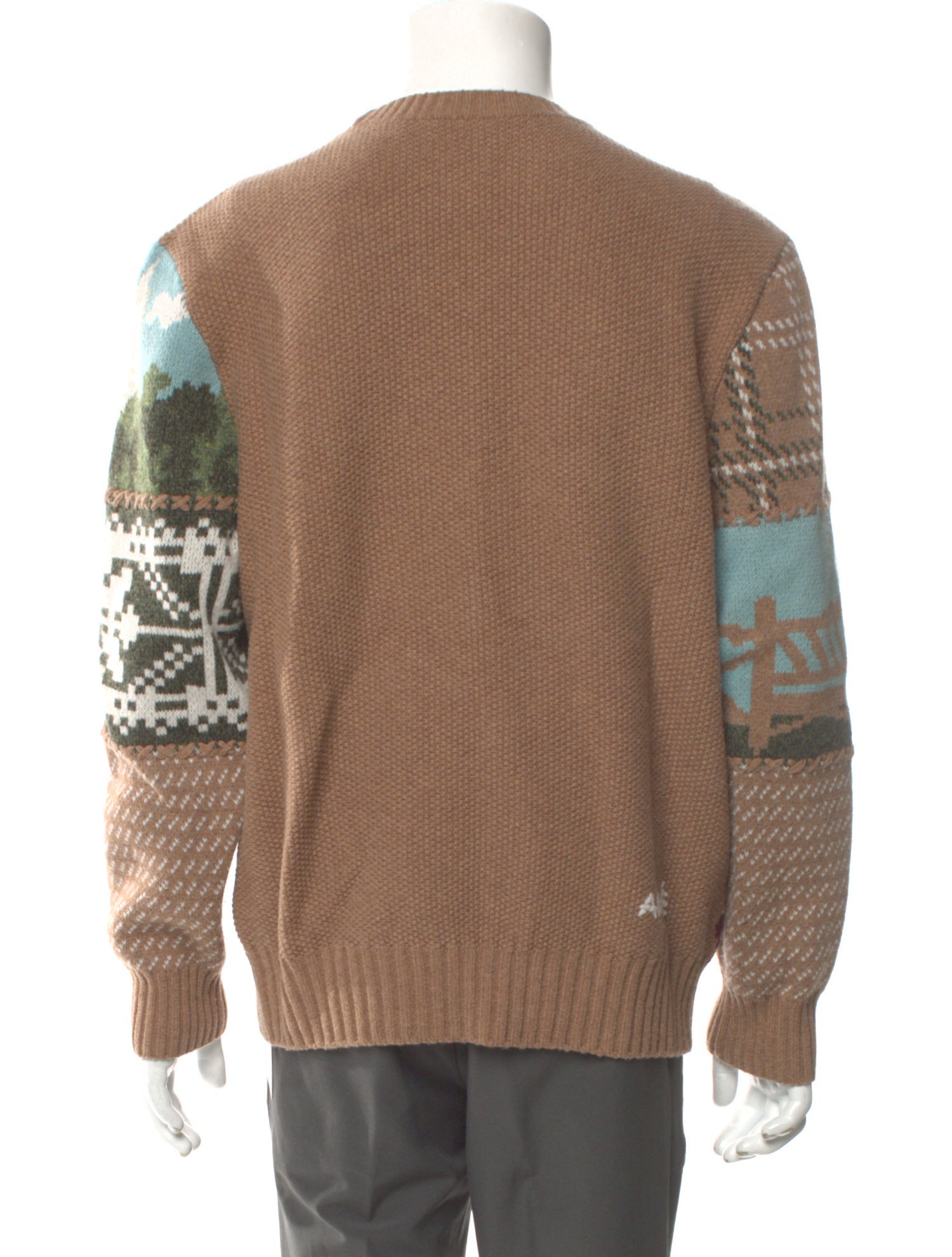 Wool Printed Pullover