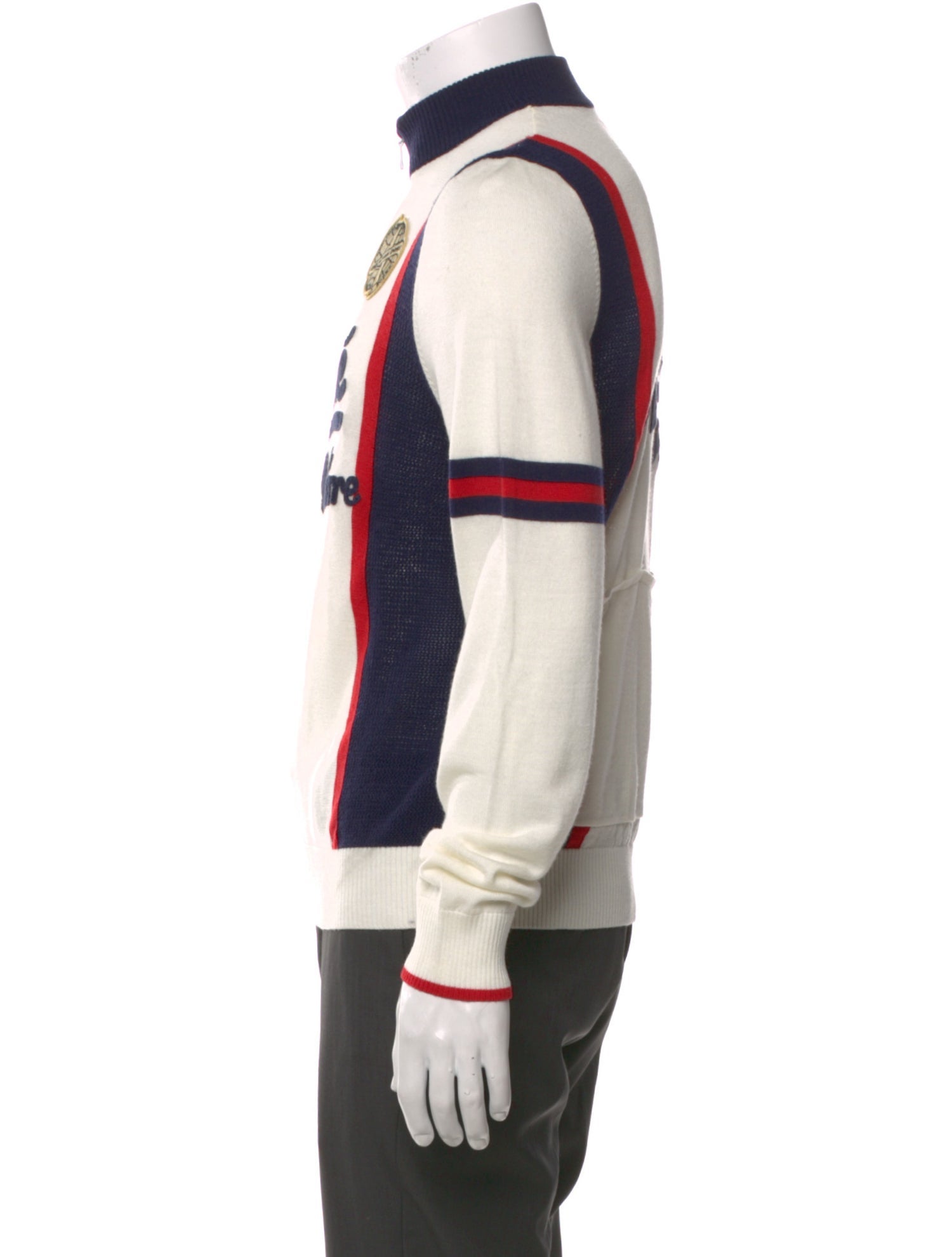 Aimé Leon Dore Merino Wool Graphic Print Cardigan