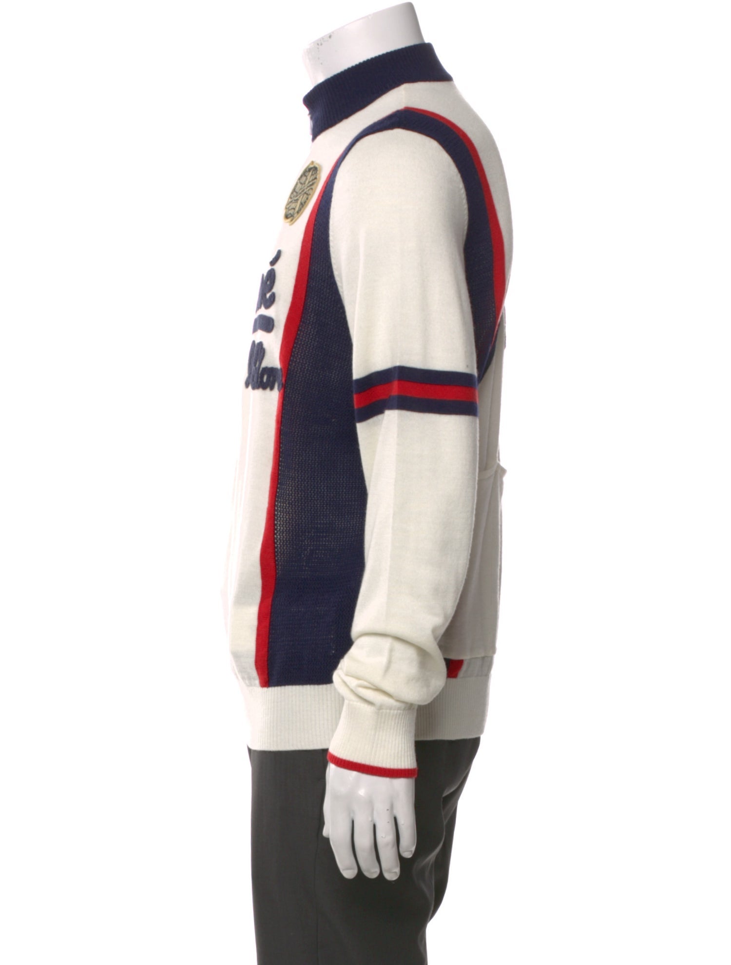 Aimé Leon Dore Merino Wool Graphic Print Cardigan