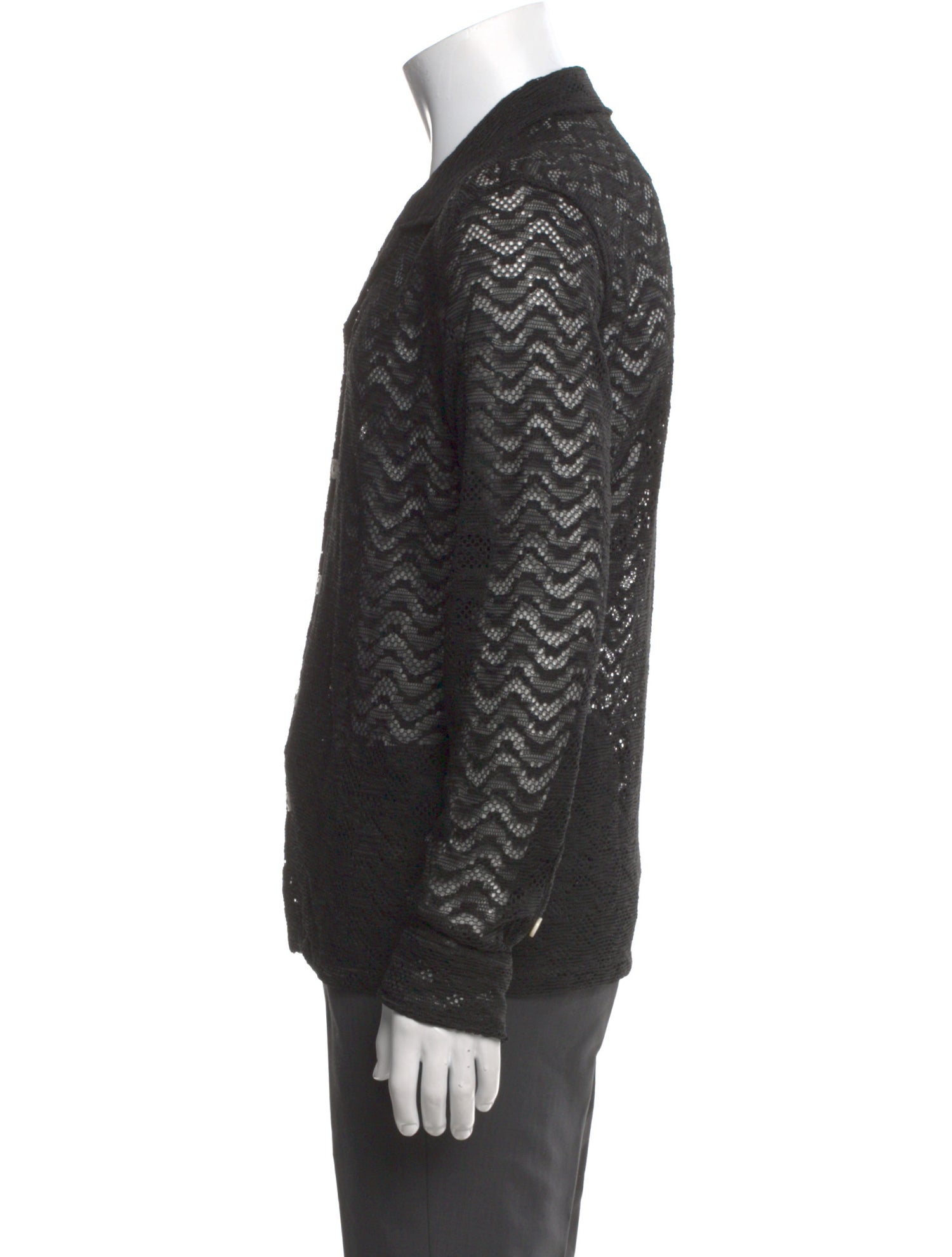 Aimé Leon Dore Lace Pattern Long Sleeve Shirt