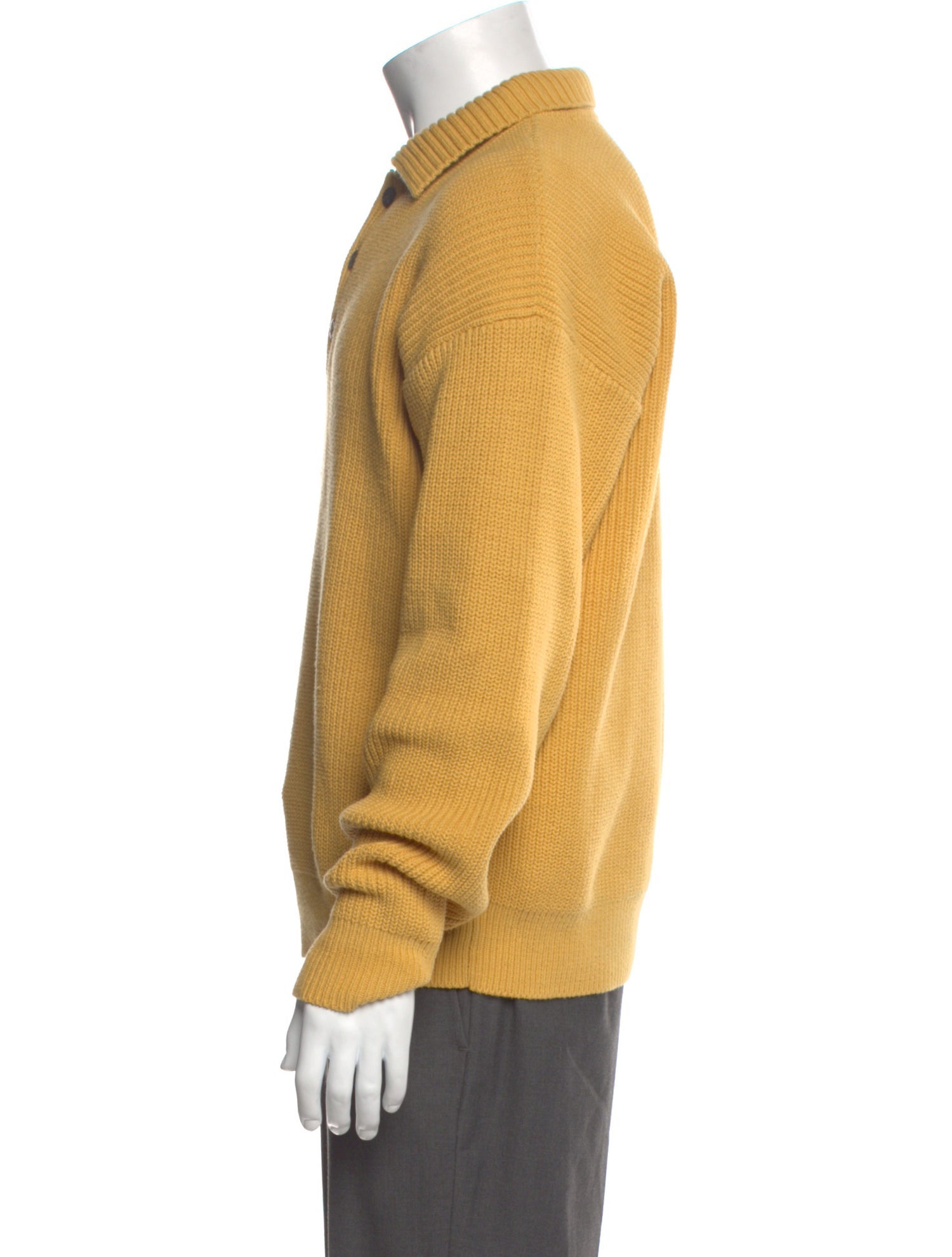 Aimé Leon Dore Collar Long Sleeve Polo Sweater