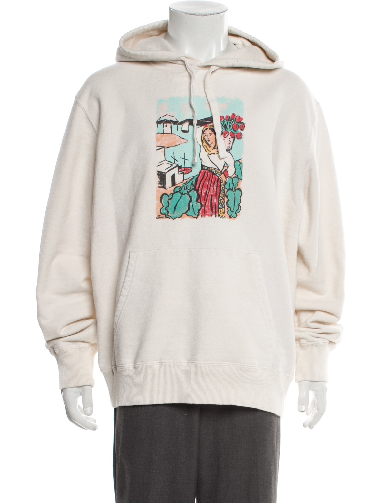 Aimé Leon Dore Graphic Print Crew Neck Hoodie