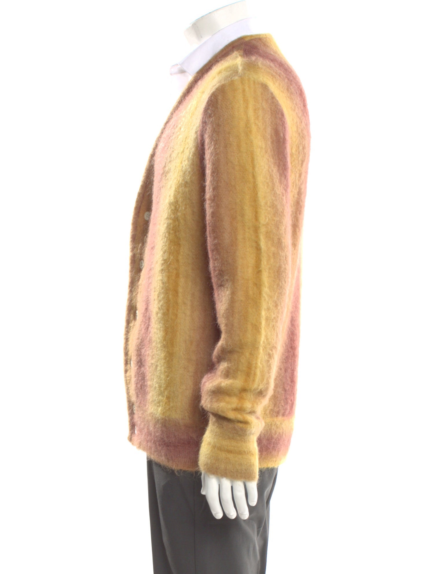 Aimé Leon Dore Tie-Dye Print V-Neck Cardigan