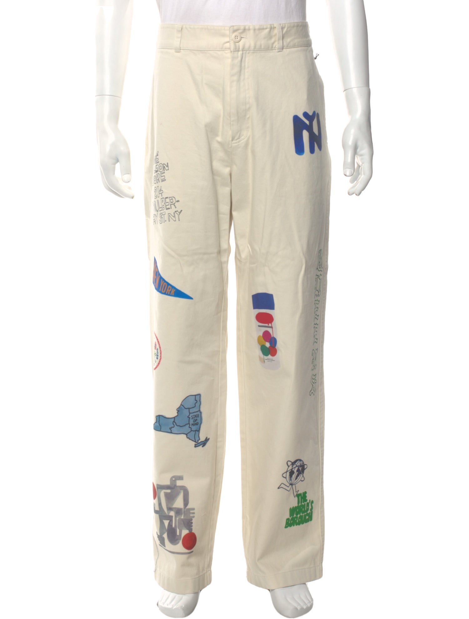 Aimé Leon Dore Graphic Print Cargo Pants w/ Tags