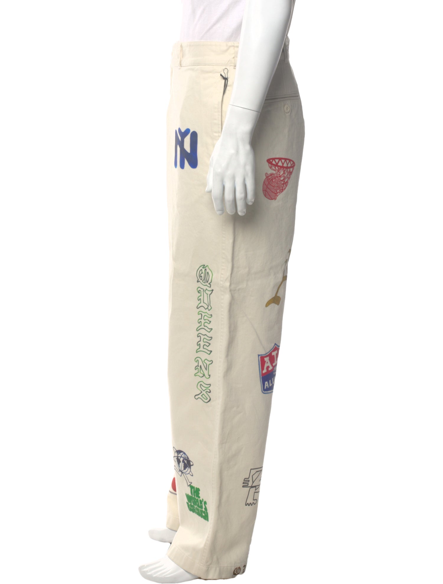 Aimé Leon Dore Graphic Print Cargo Pants w/ Tags