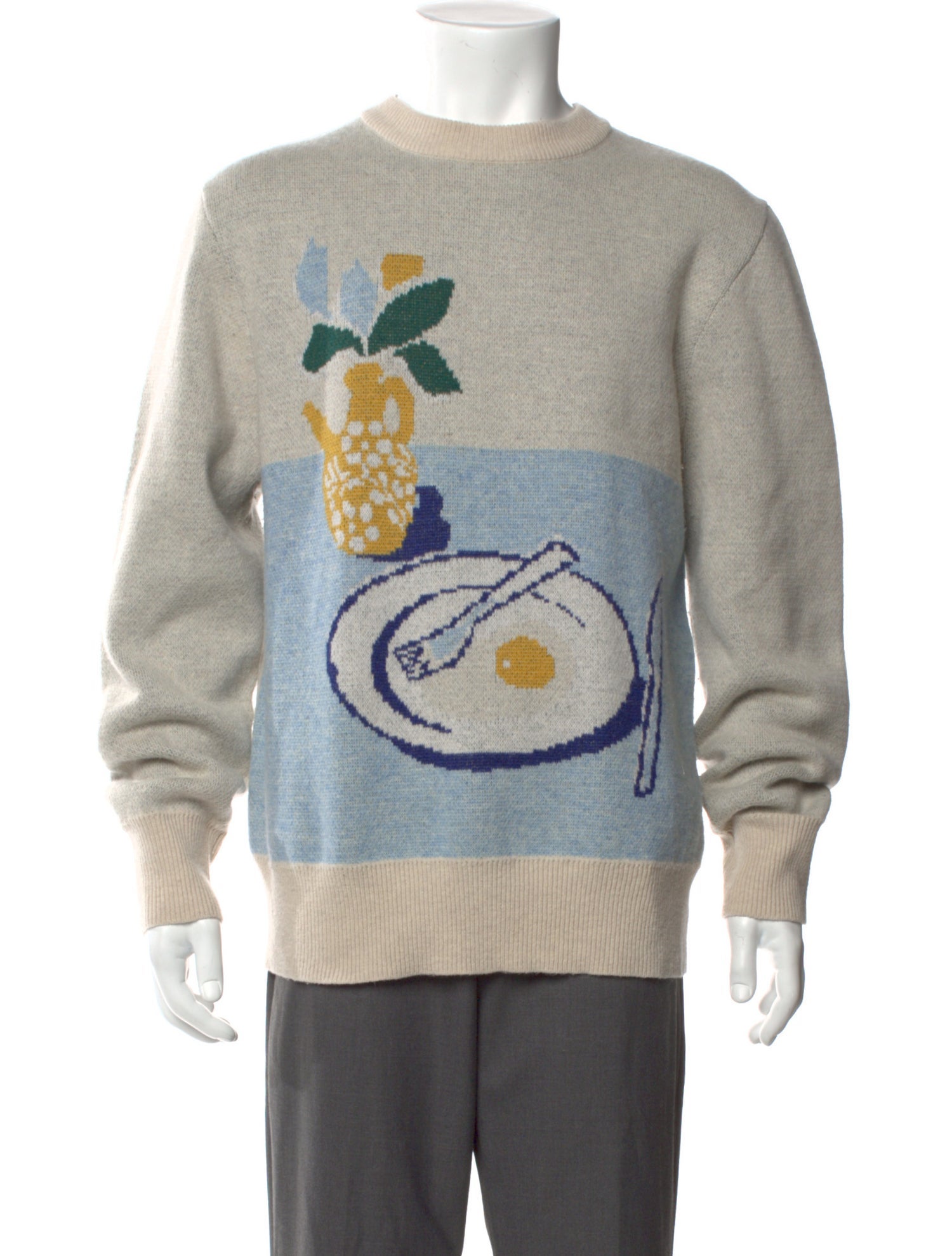 Aimé Leon Dore Lambswool Graphic Print Pullover