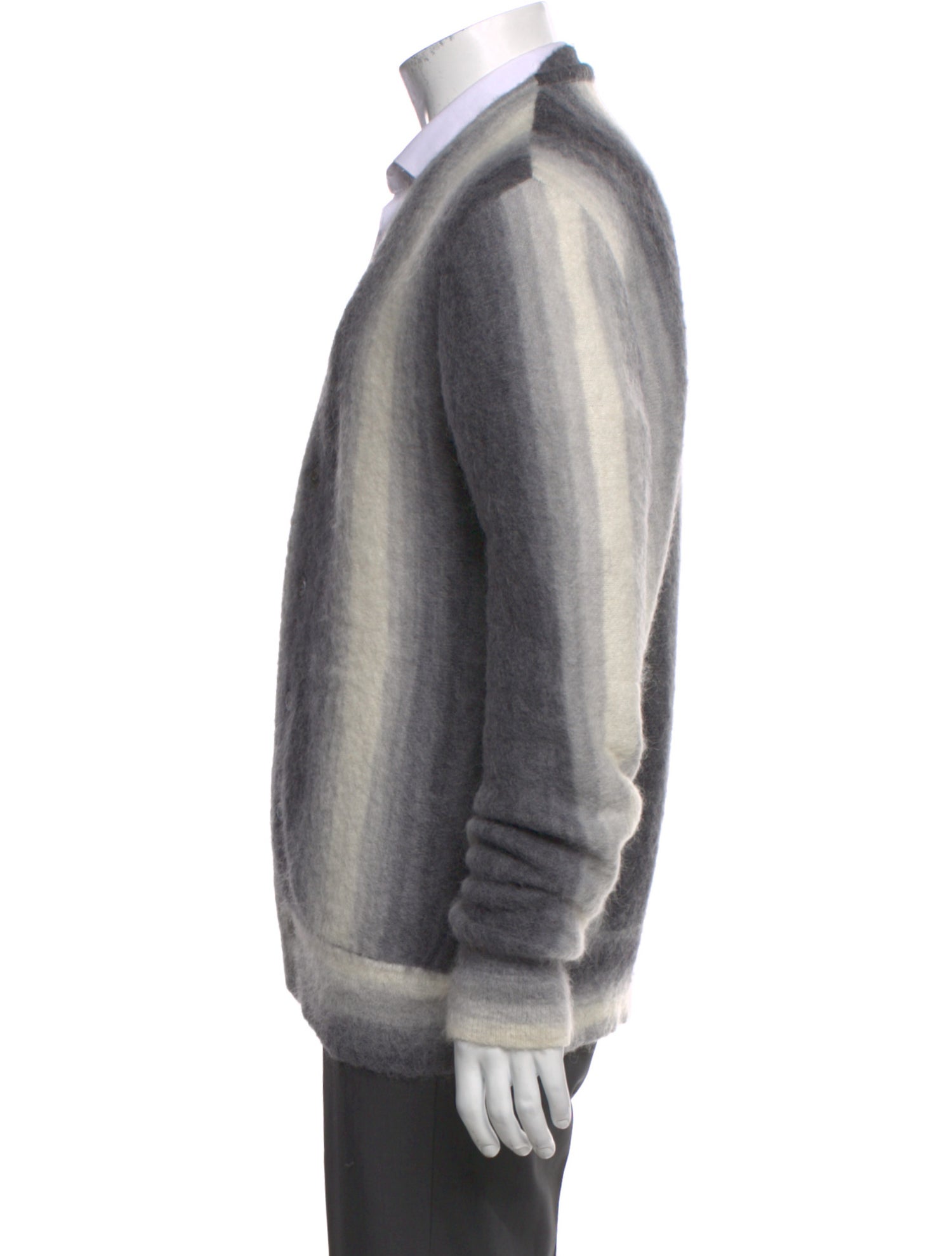 Aimé Leon Dore Striped V-Neck Cardigan