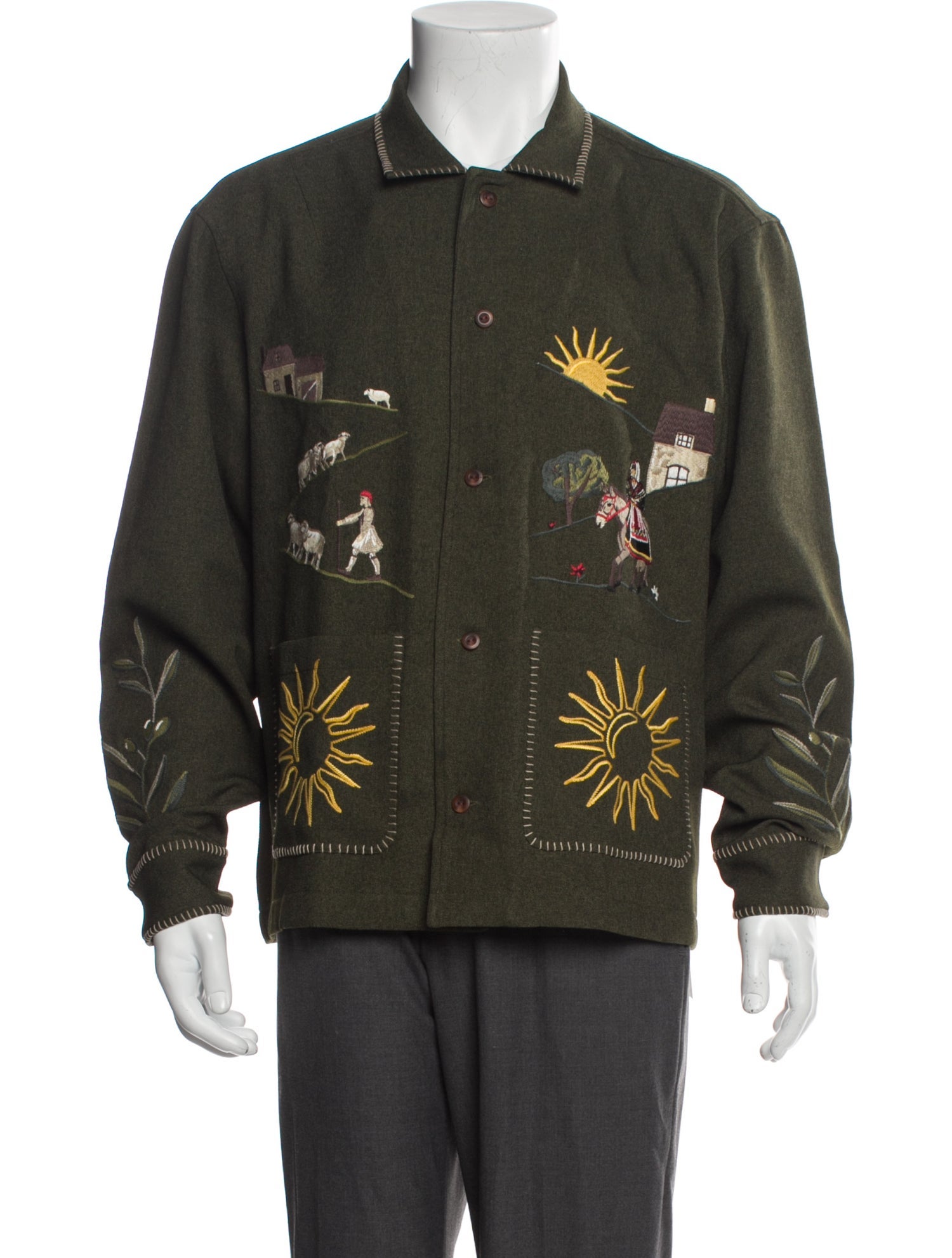 Aimé Leon Dore Printed Denim Jacket