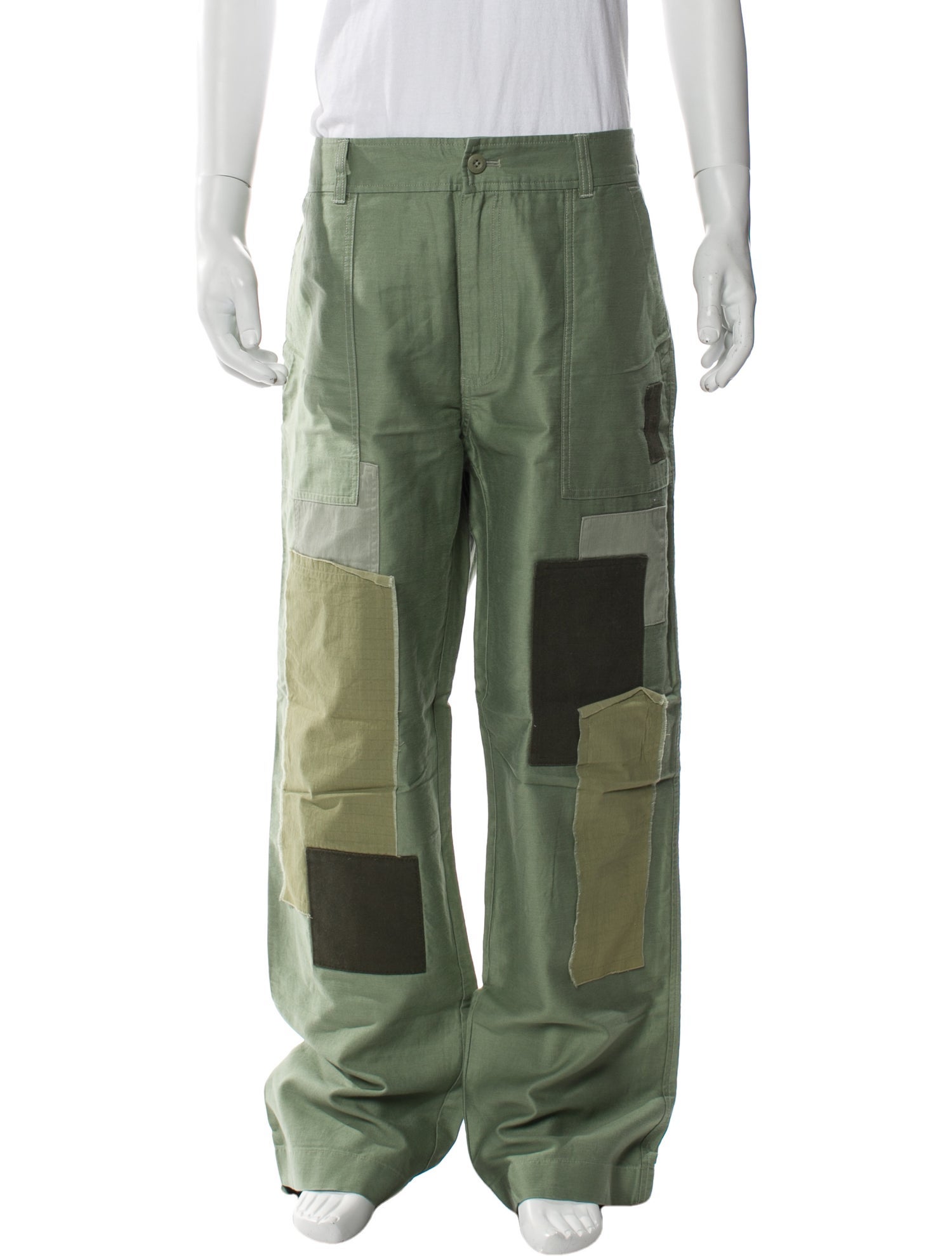 Aimé Leon Dore Colorblock Pattern Cargo Pants