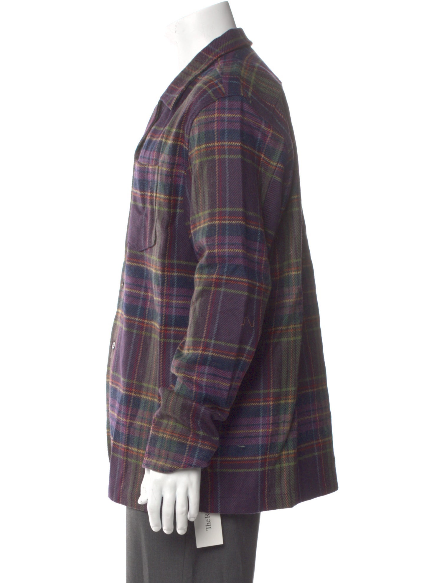 Aimé Leon Dore Wool Plaid Print Shirt