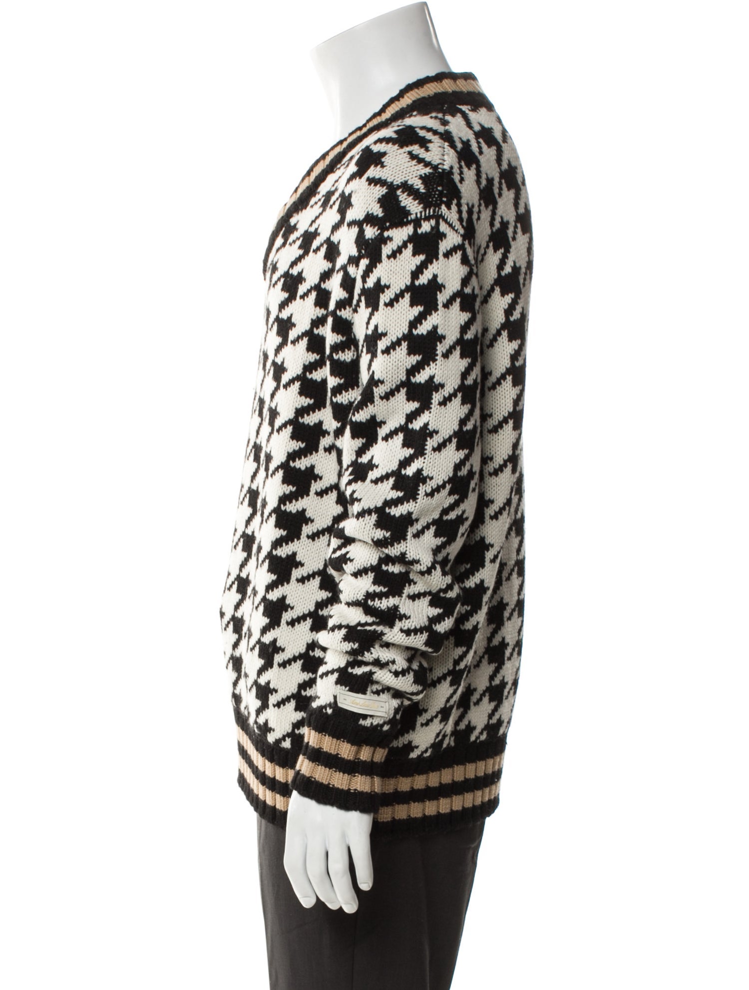 Aimé Leon Dore Striped V-Neck Pullover