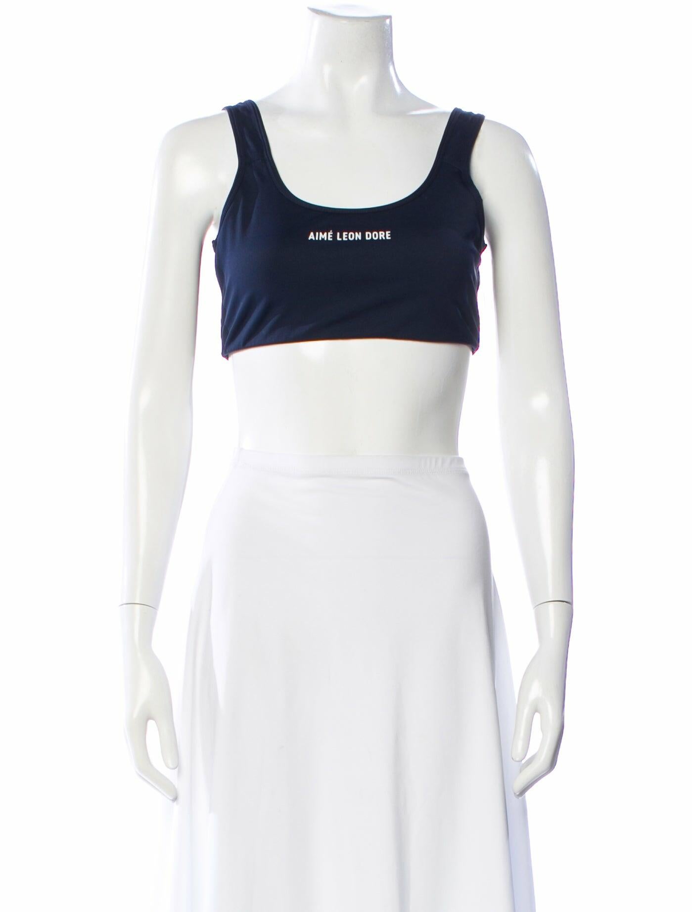 Aimé Leon Dore Scoop Neck Sleeveless Sports Bra