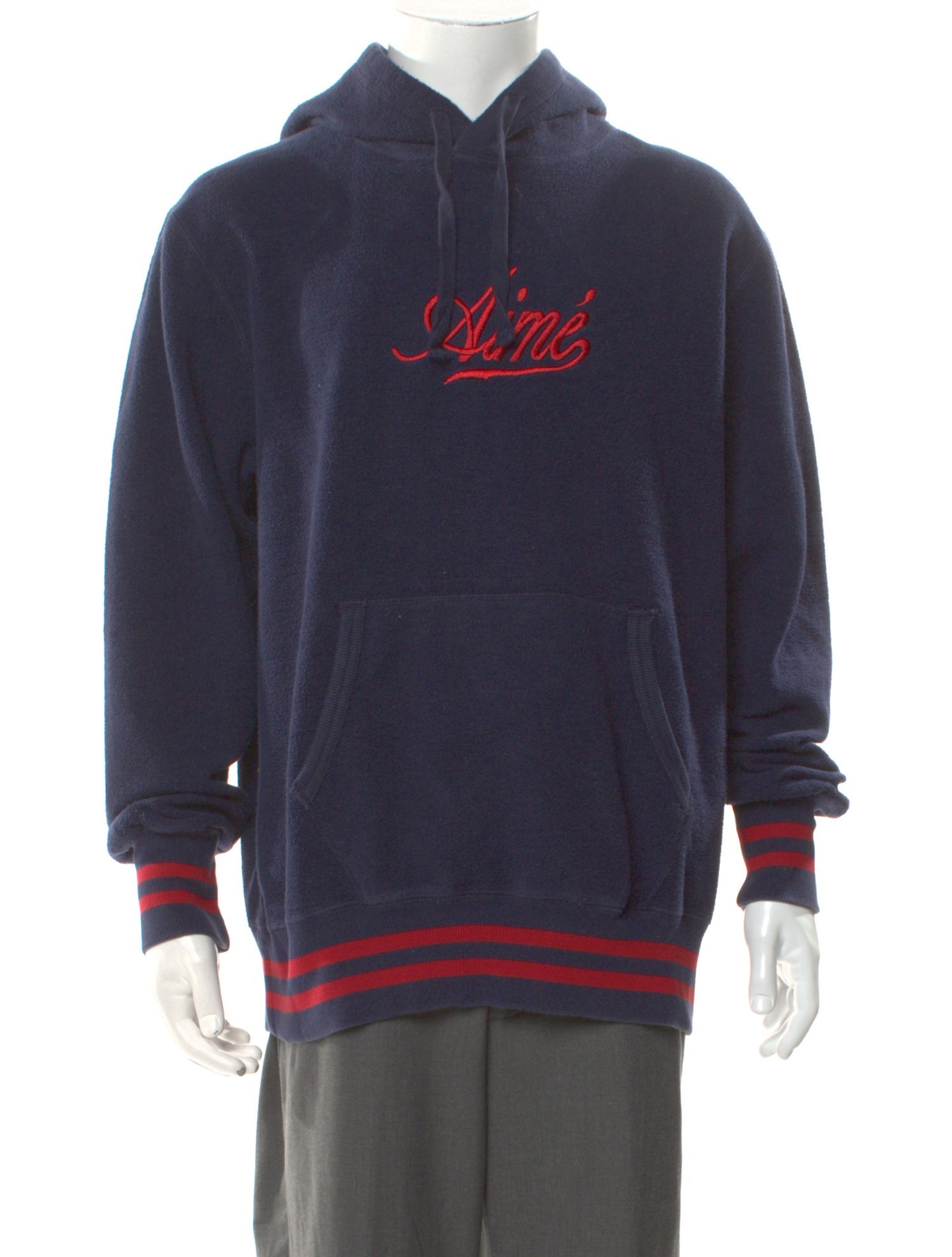 Aimé Leon Dore Graphic Print Mock Neck Hoodie