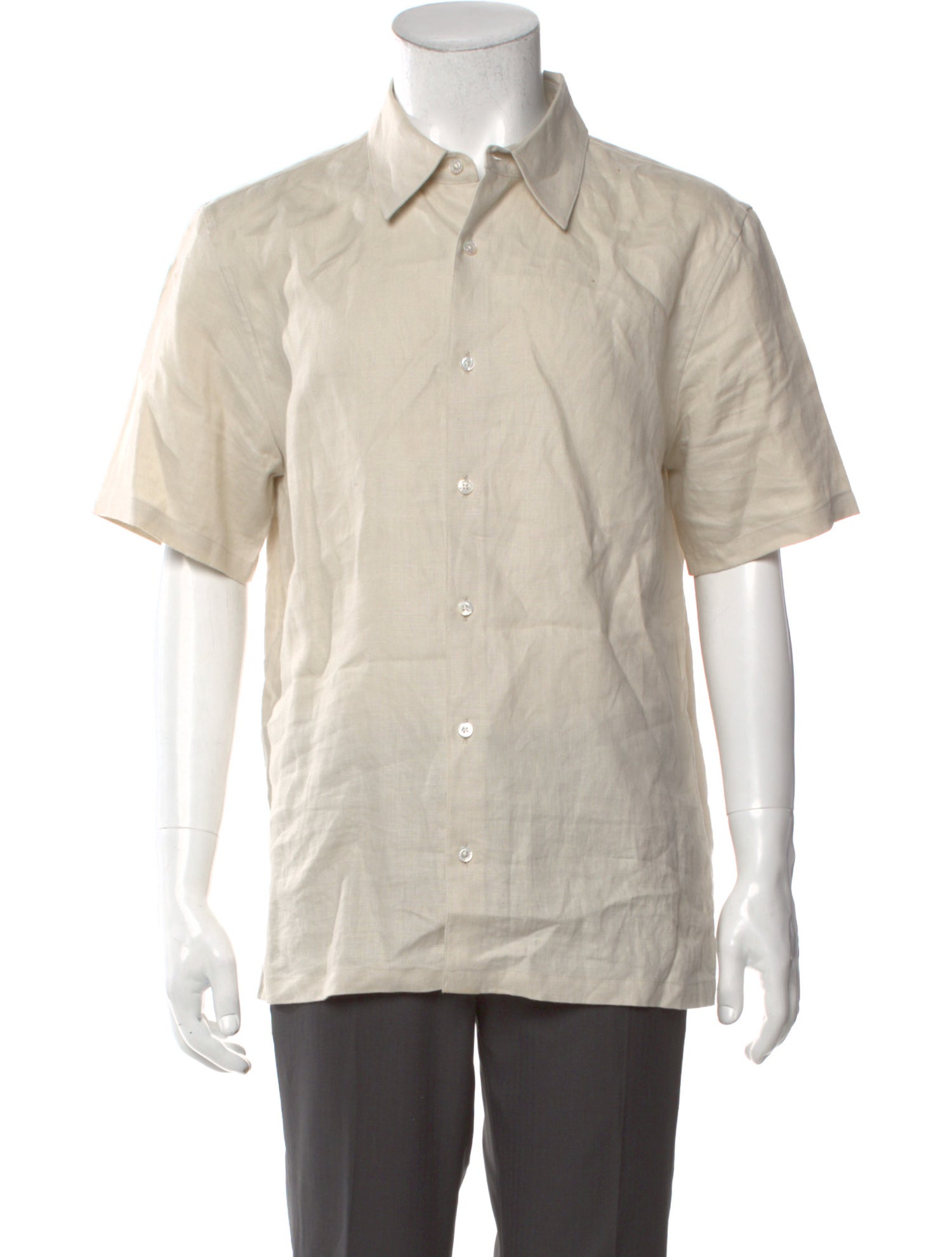 Aimé Leon Dore Linen Collar Polo Shirt
