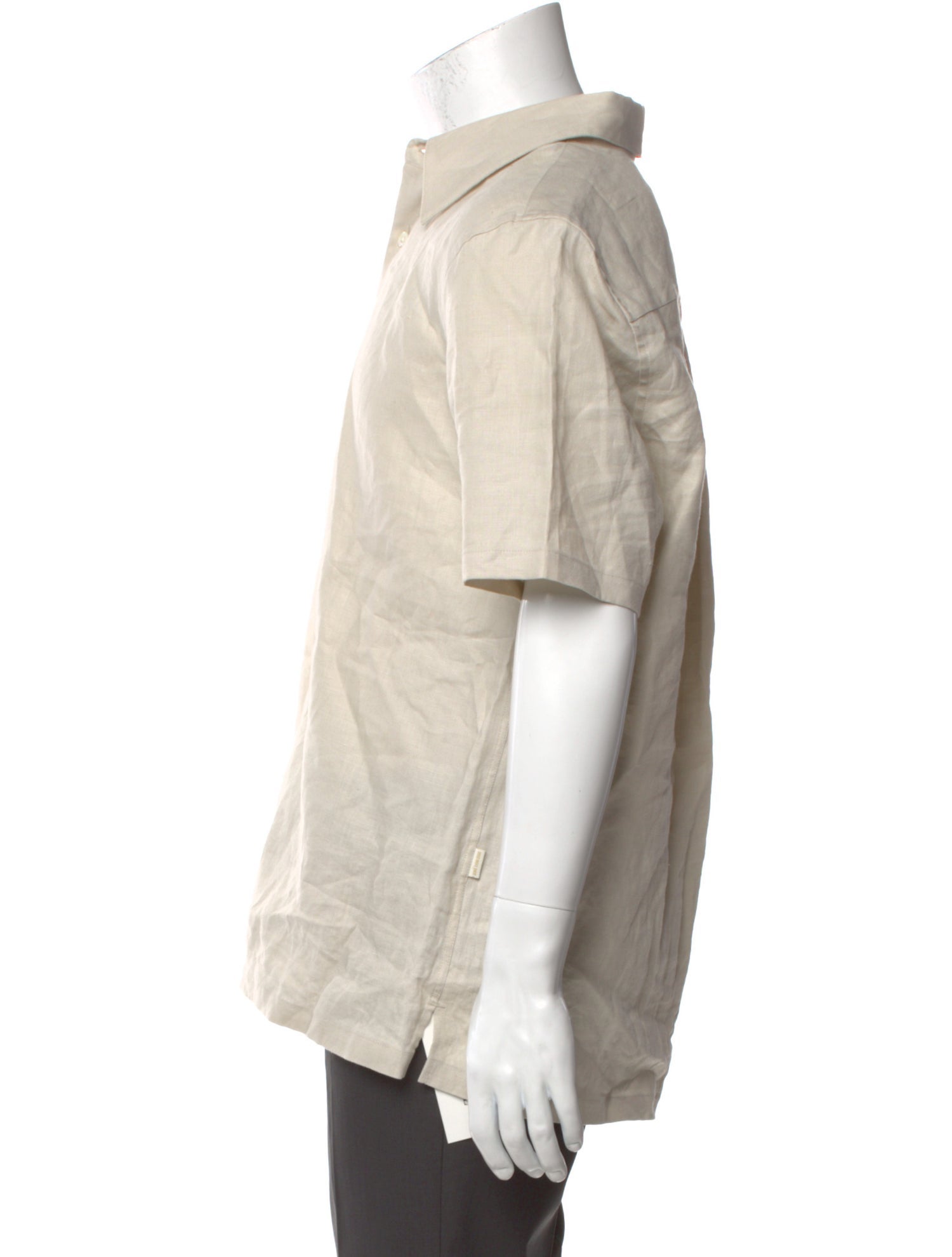 Aimé Leon Dore Linen Collar Polo Shirt