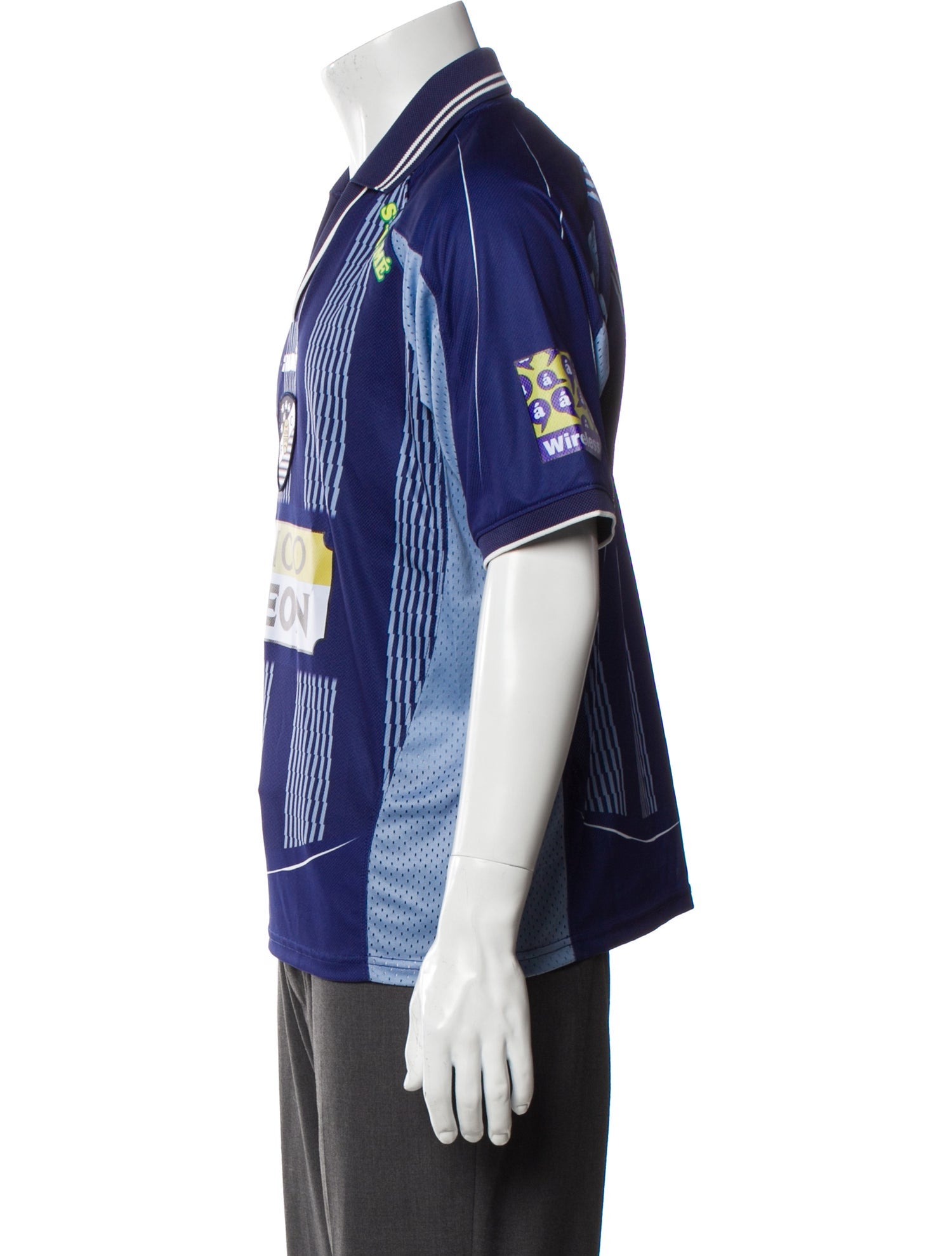 Aimé Leon Dore Striped Collar Polo Shirt