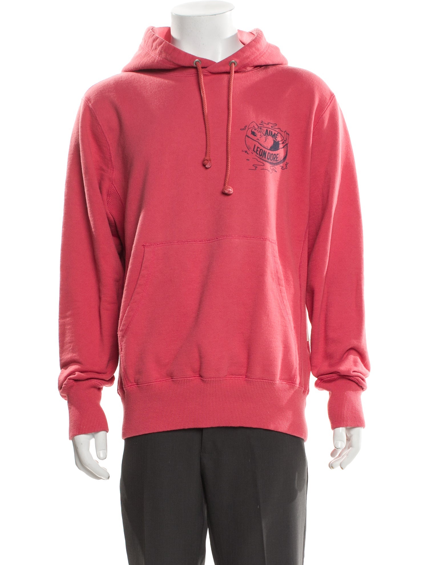Aimé Leon Dore Graphic Print V-Neck Hoodie