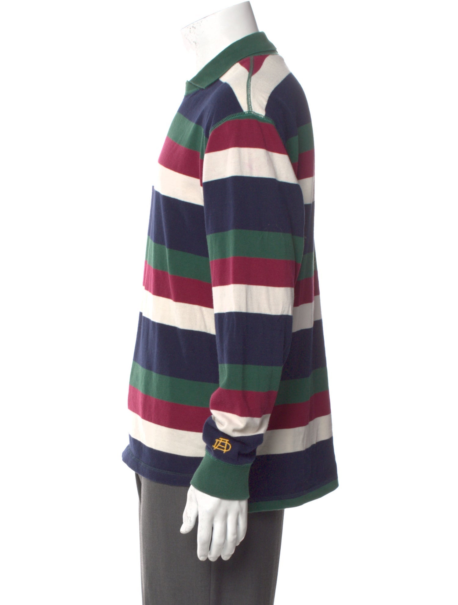 Aimé Leon Dore Striped Crew Neck Henley