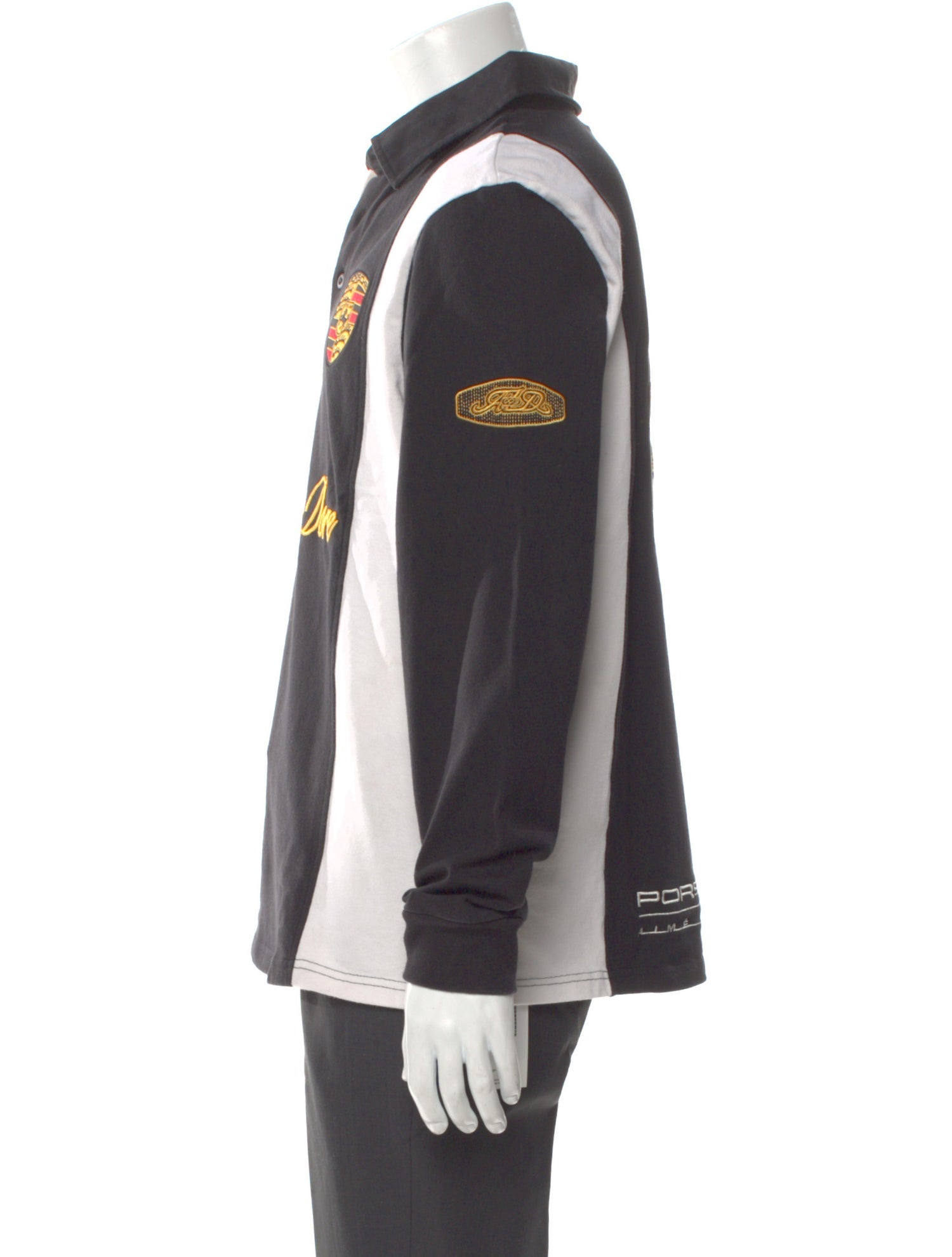 Aimé Leon Dore Graphic Print Collar Polo Shirt