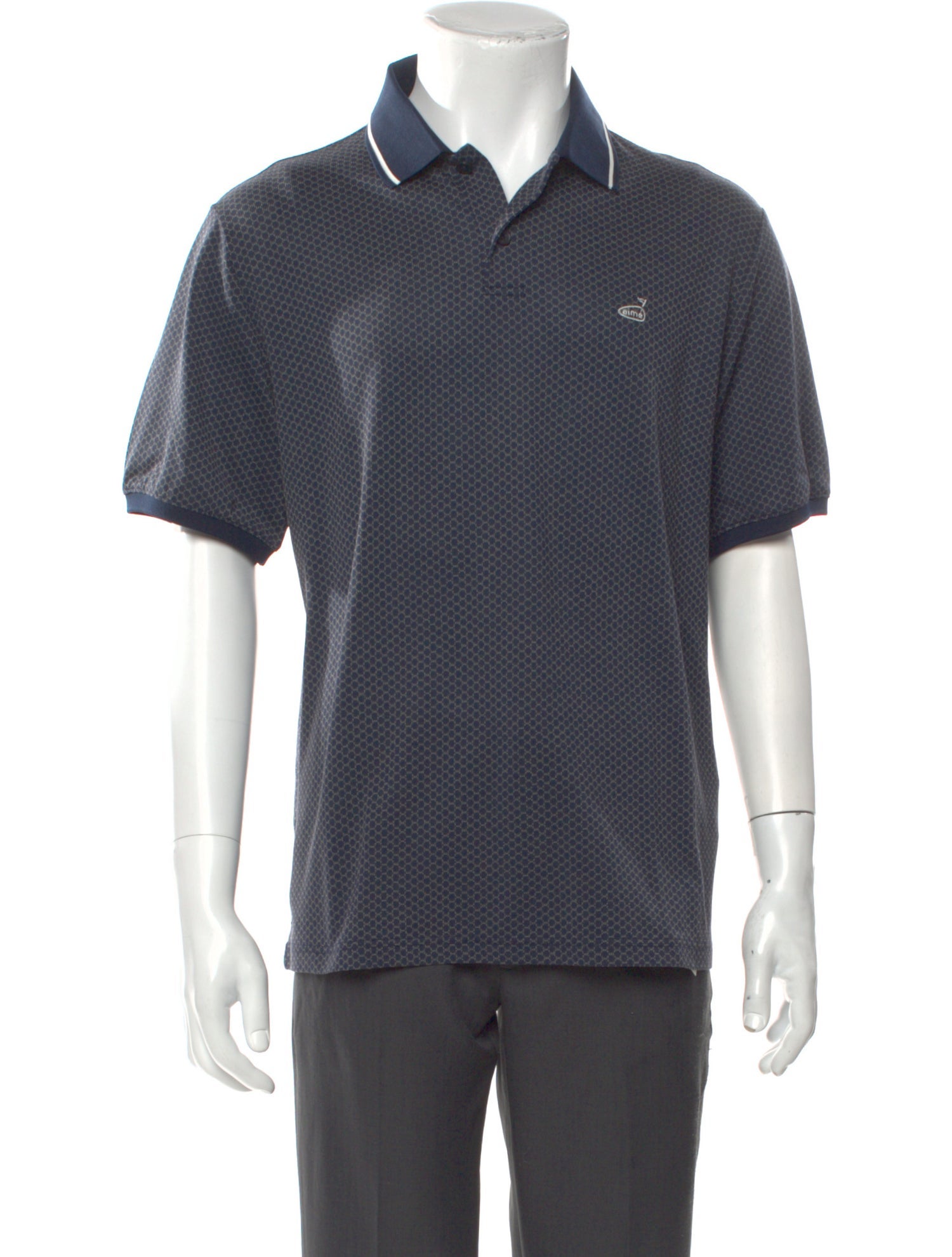 Aimé Leon Dore Collar Short Sleeve Polo Shirt