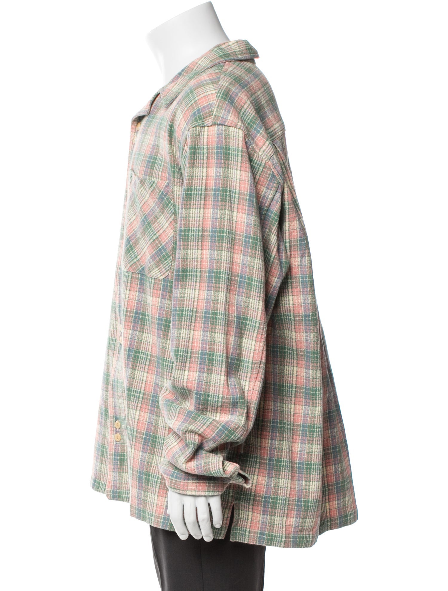Aimé Leon Dore Plaid Print Long Sleeve Shirt