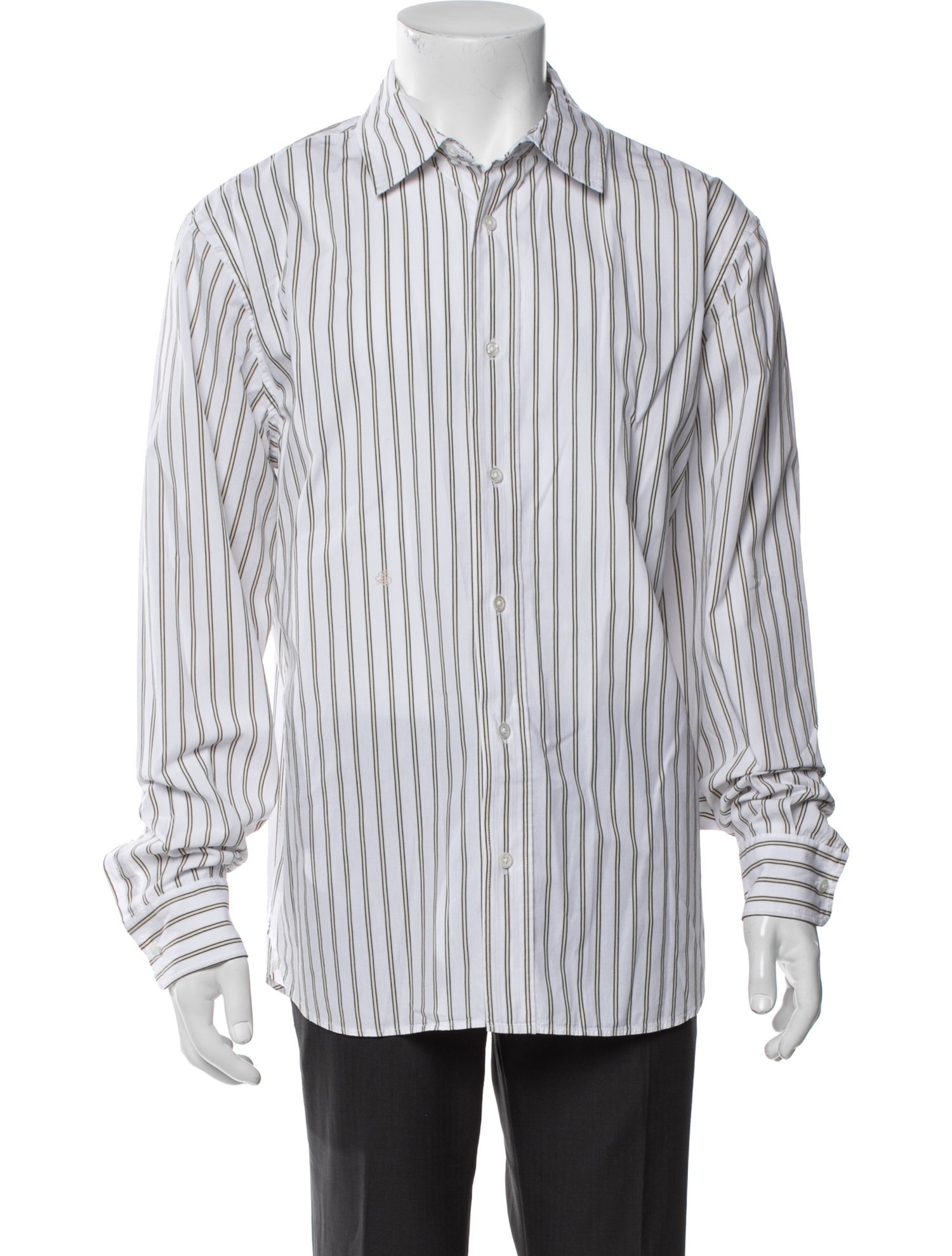 Aimé Leon Dore Striped Long Sleeve Dress Shirt