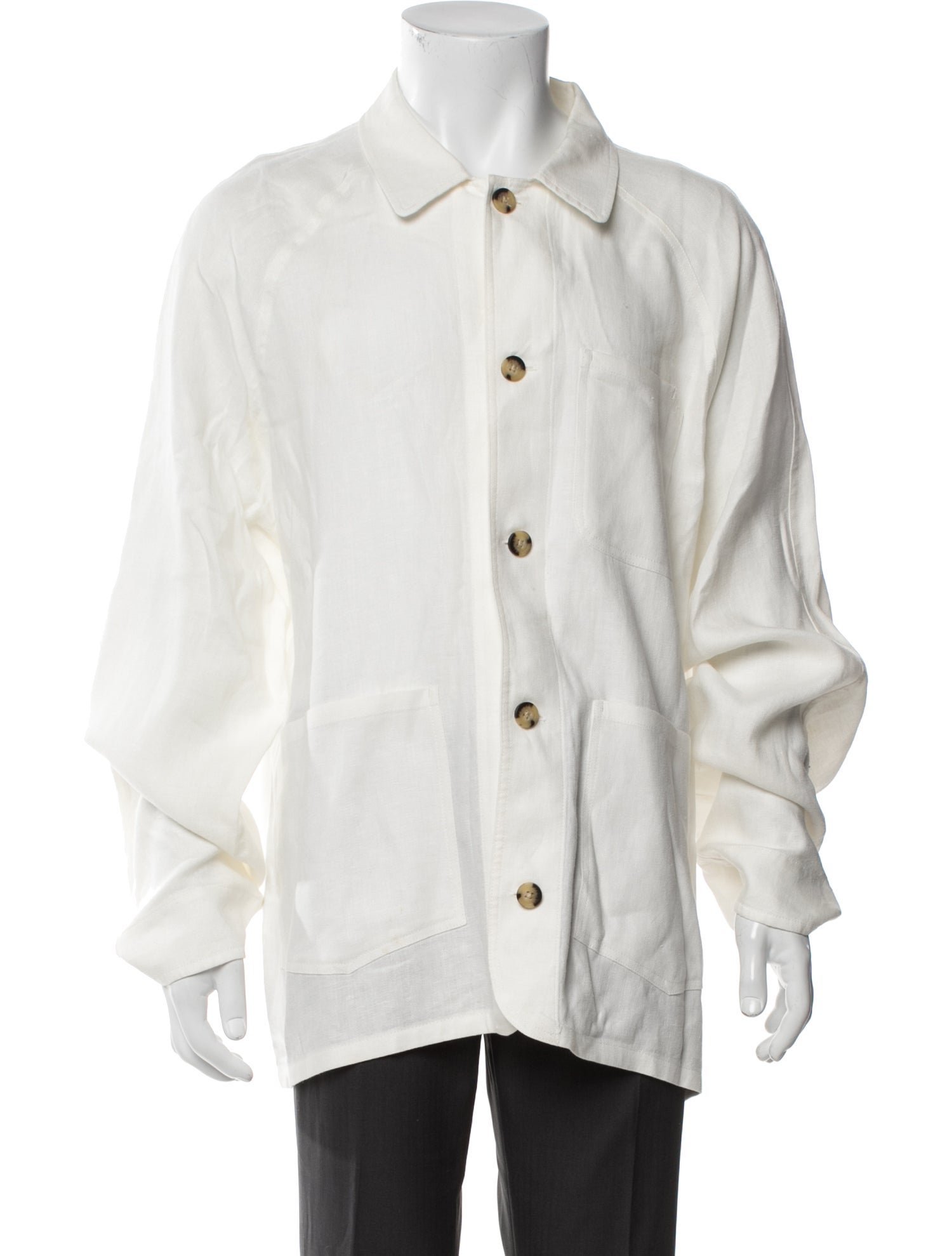 Aimé Leon Dore Linen Long Sleeve Dress Shirt