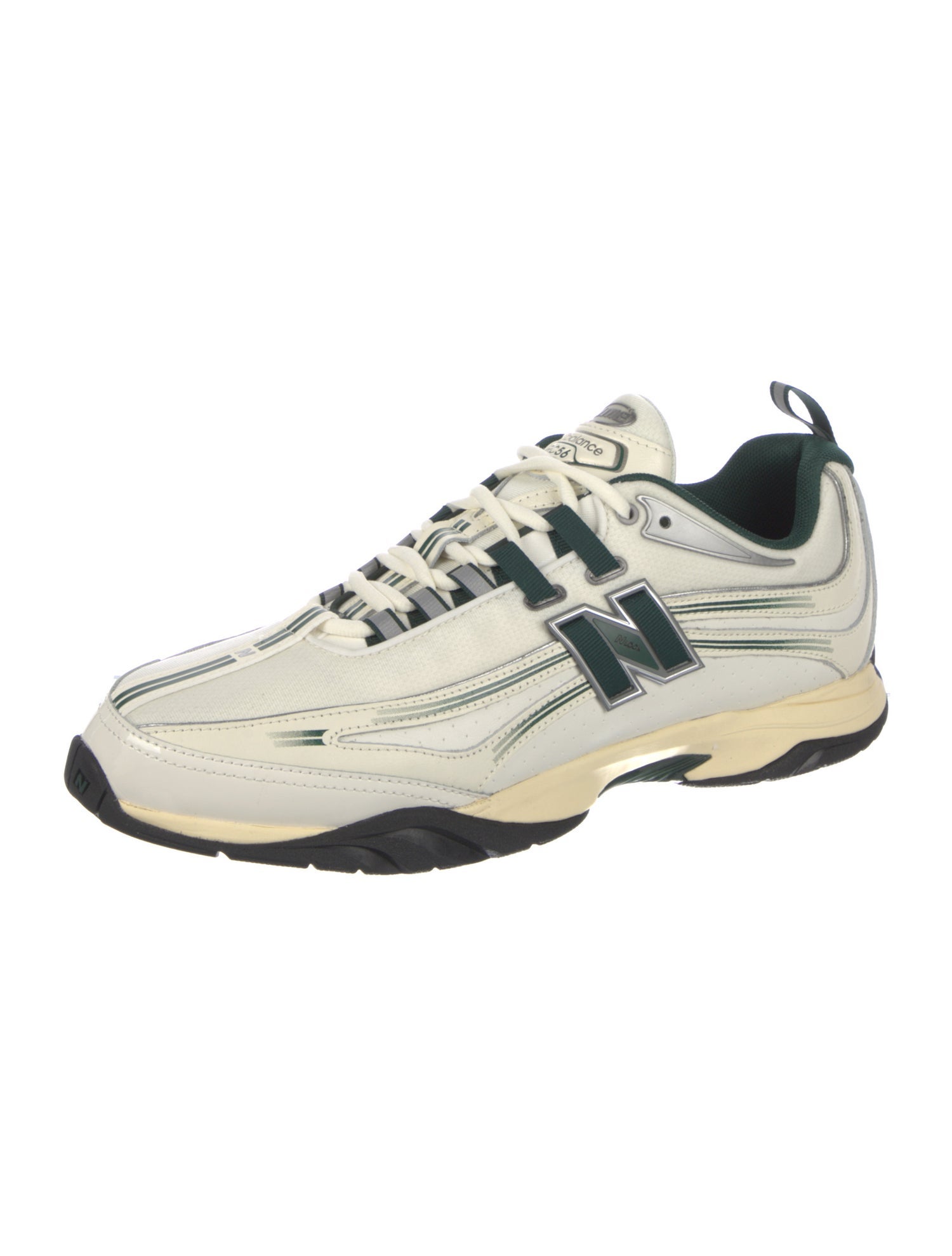 Aimé Leon Dore Leather Colorblock Pattern Sneakers