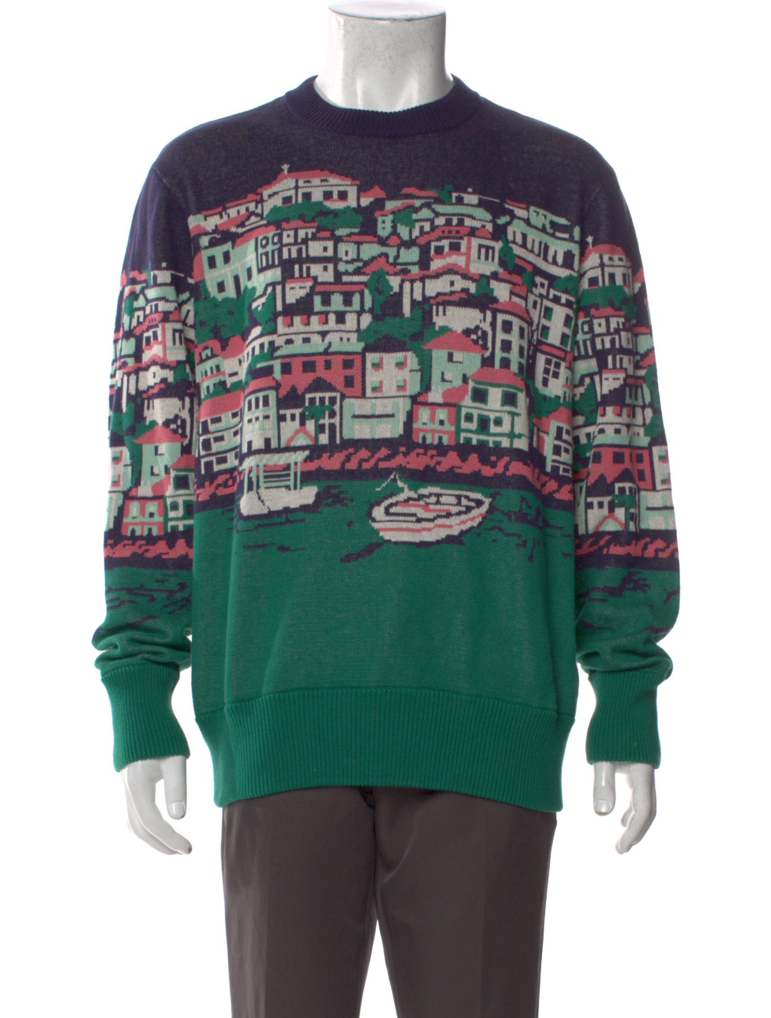 Aimé Leon Dore Printed Crew Neck Pullover