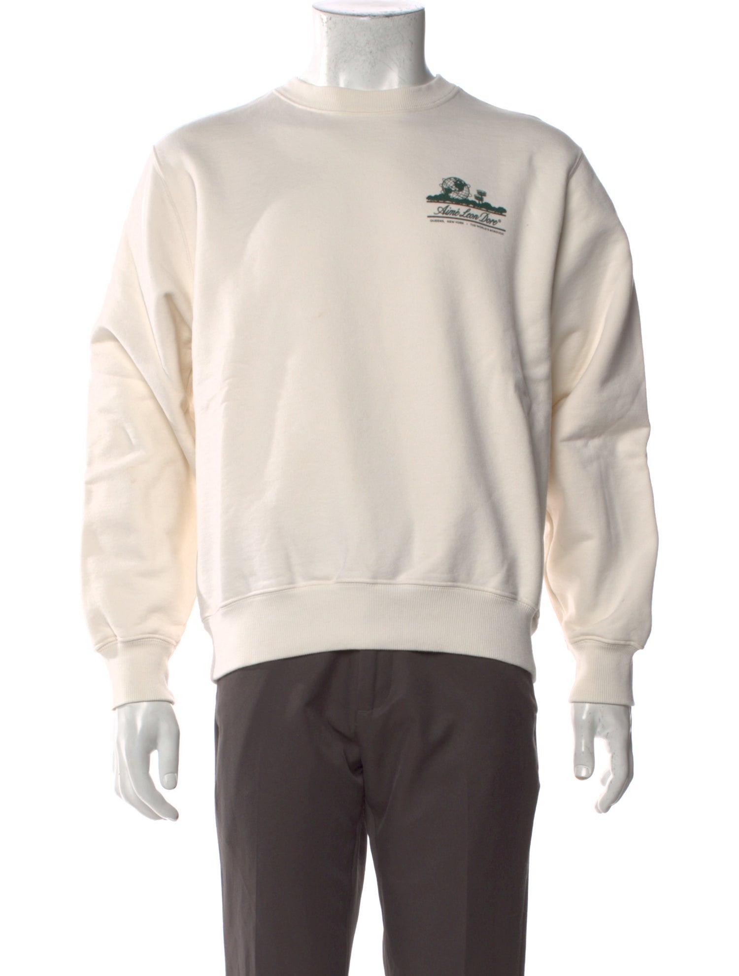Aimé Leon Dore Graphic Print Crew Neck Sweatshirt