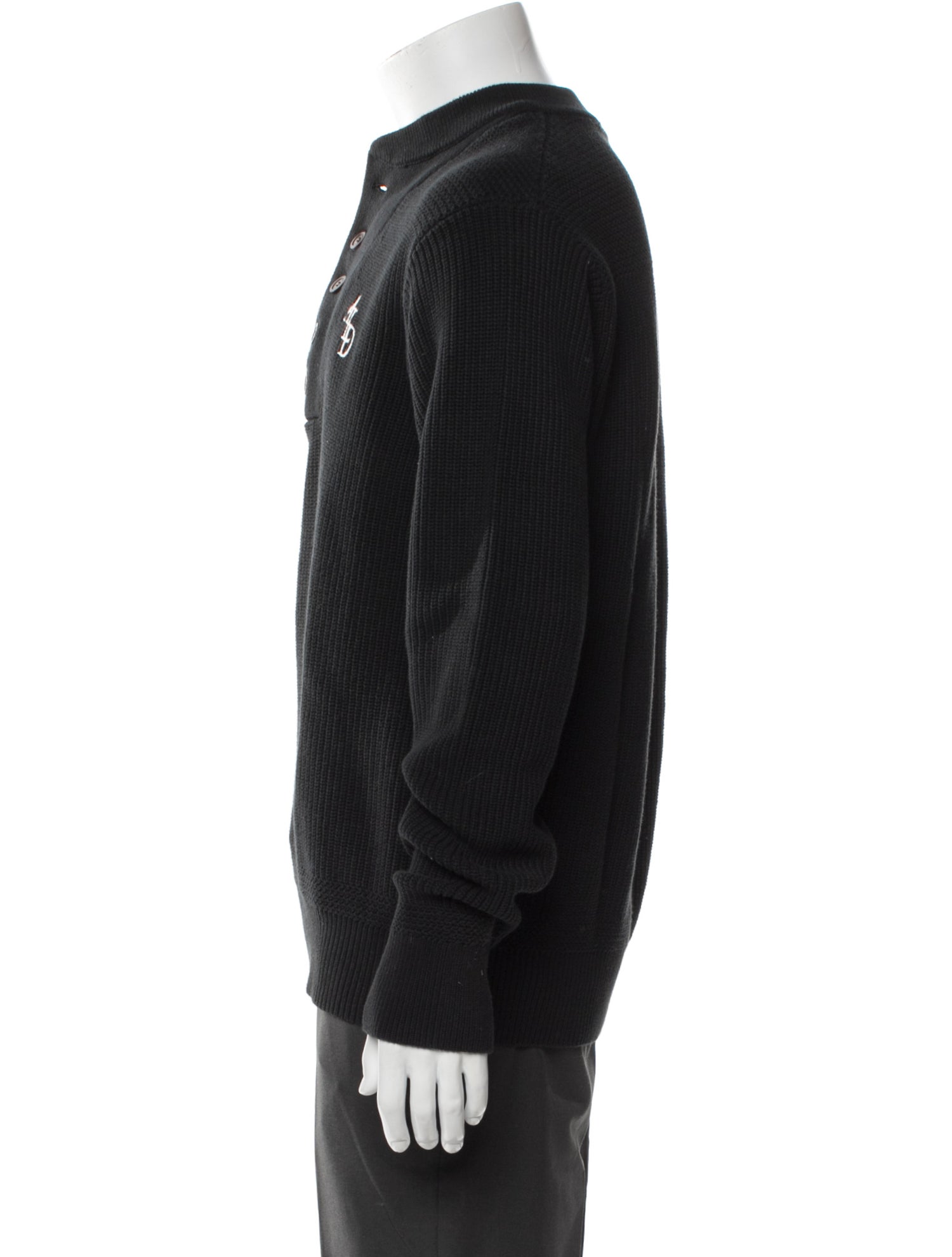 Aimé Leon Dore Collar Long Sleeve Polo Sweater