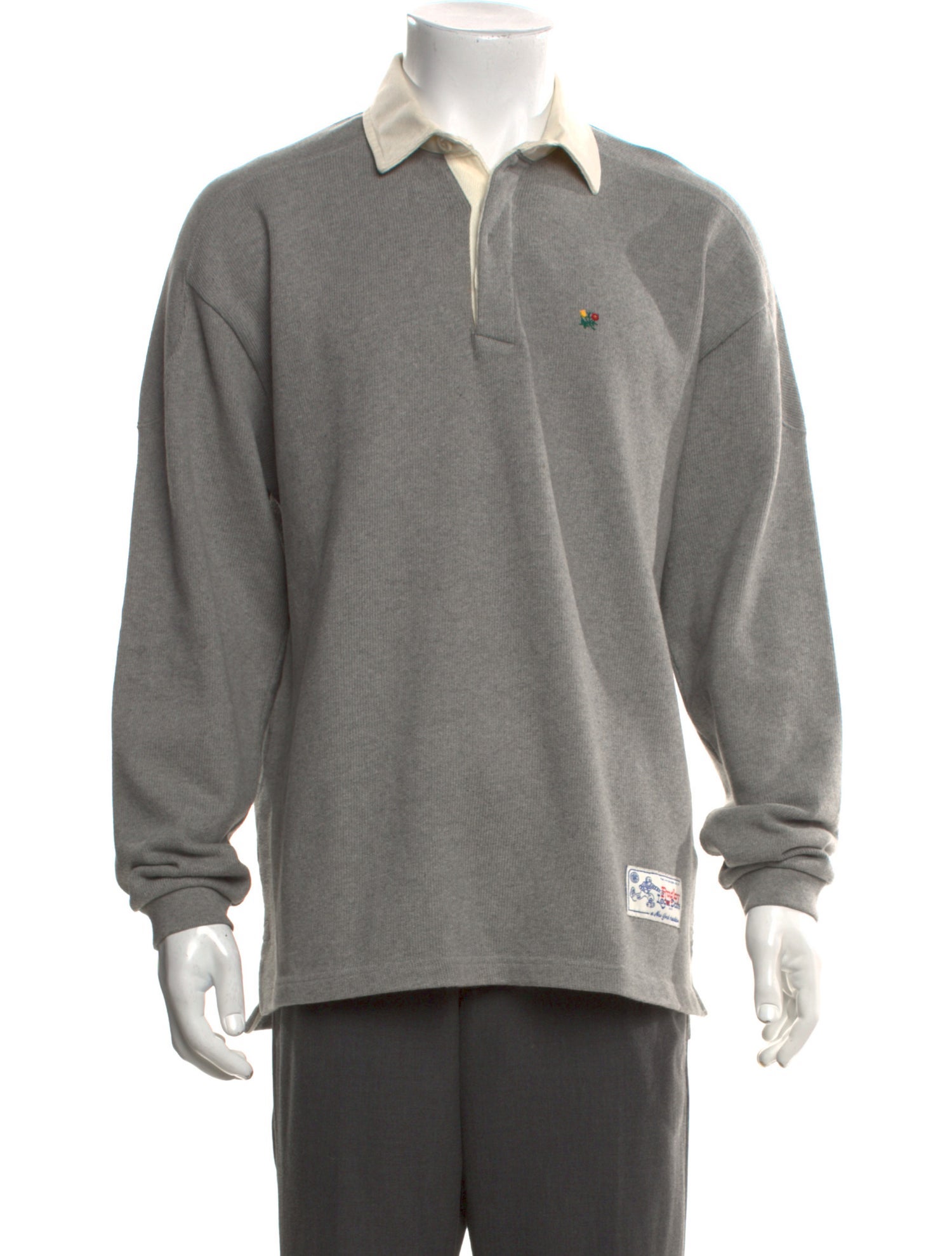 Aimé Leon Dore Collar Long Sleeve Polo Sweater