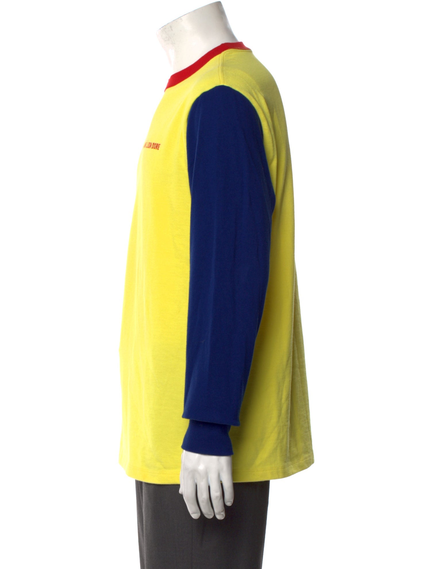 Aimé Leon Dore Colorblock Pattern Crew Neck T-Shirt