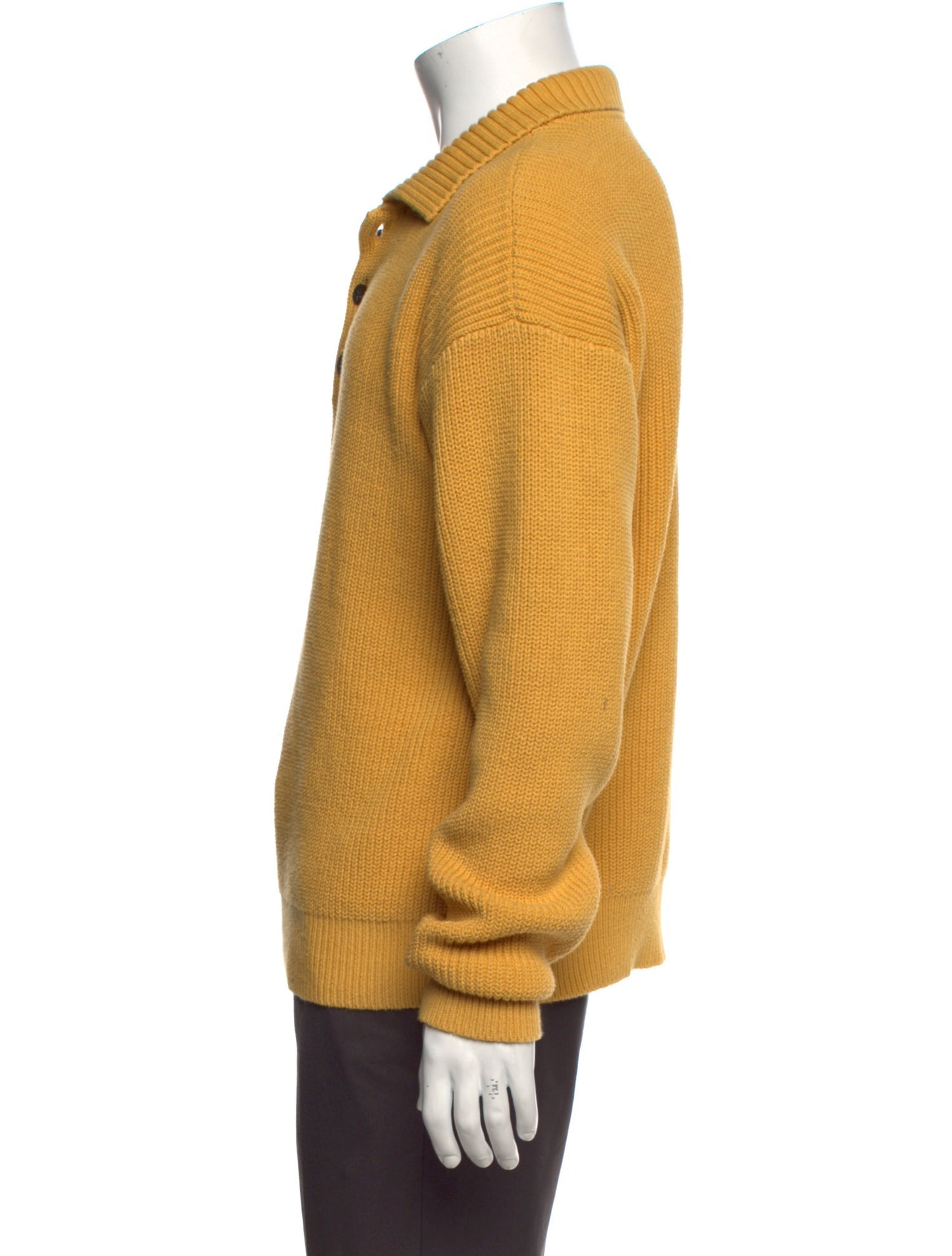 Aimé Leon Dore Collar Long Sleeve Polo Sweater