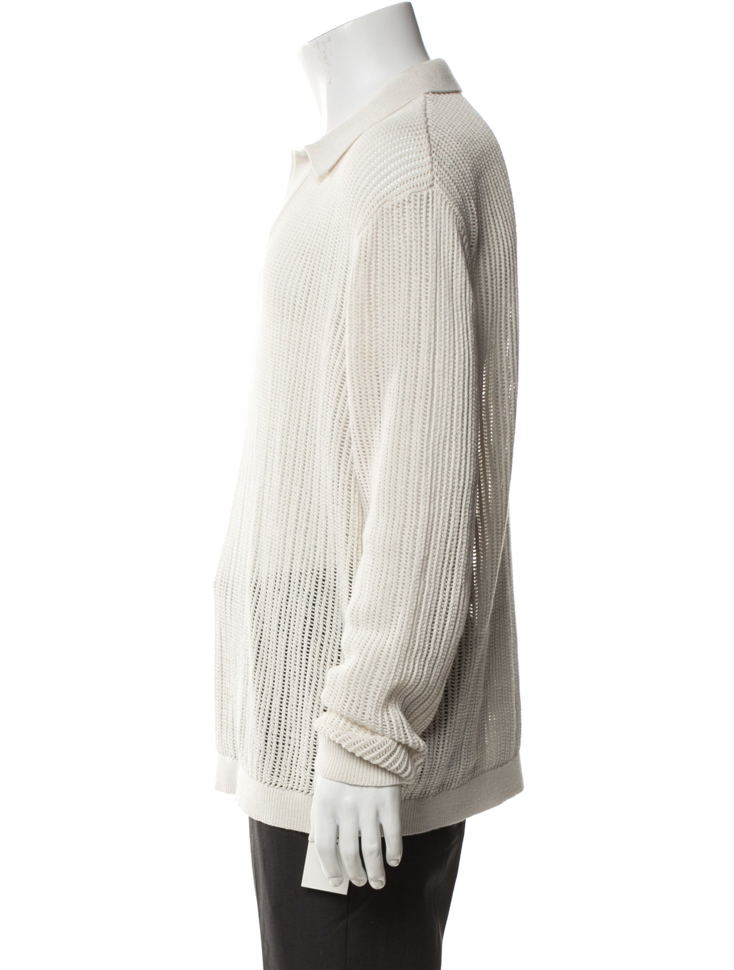 Aimé Leon Dore Collar Long Sleeve Polo Sweater