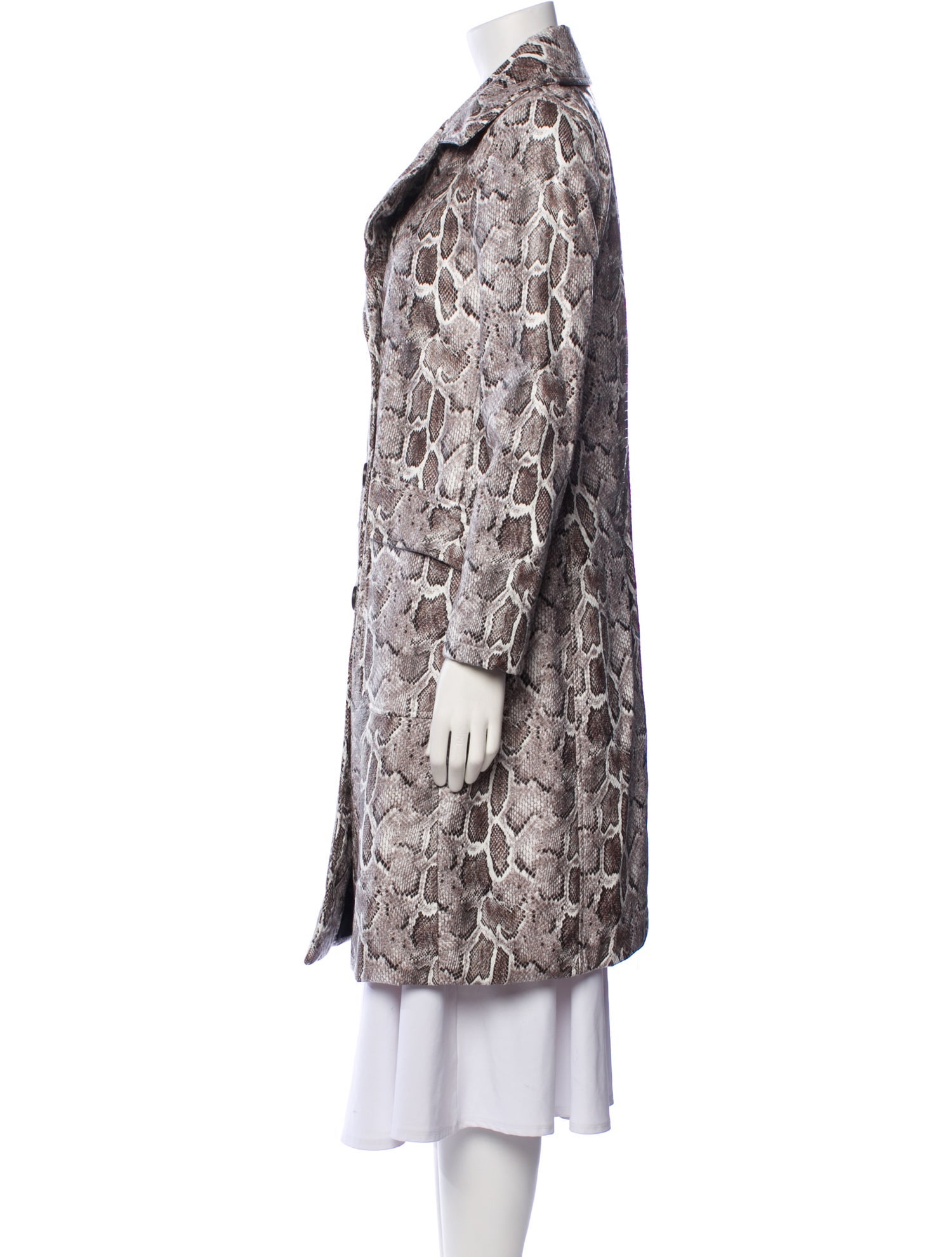 Ainea Animal Print Coat