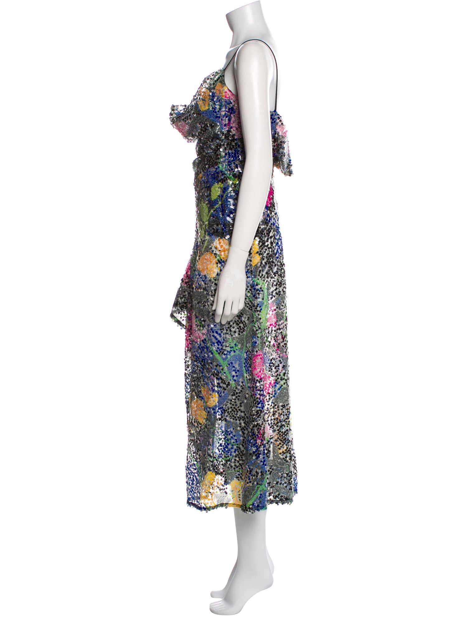 Ainea Printed Midi Length Dress