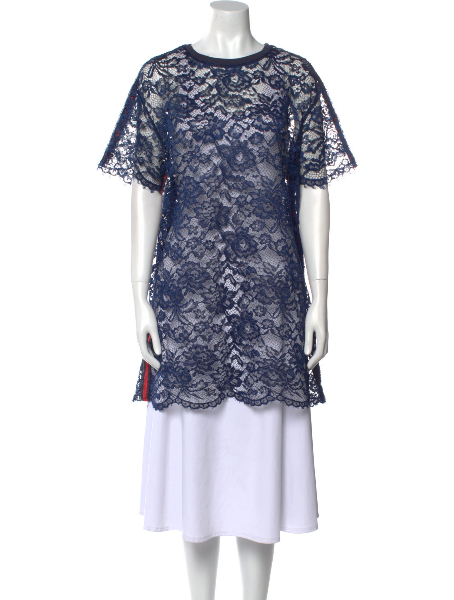Ainea Linen Lace Pattern Tunic
