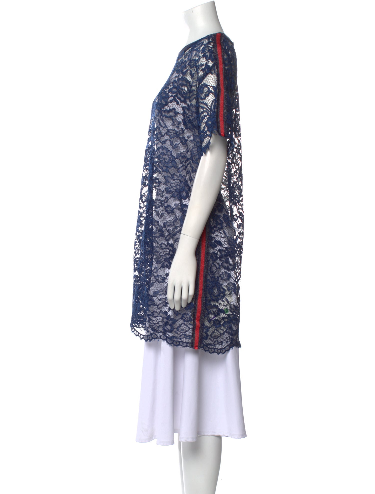 Ainea Linen Lace Pattern Tunic