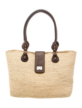 Annabel Ingall Straw Shoulder Bag