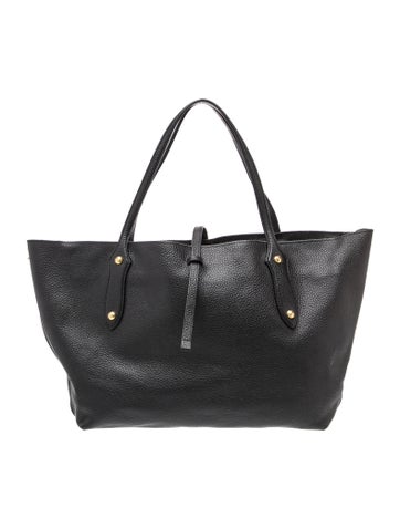Pre-owned Annabel Ingall Leather Shoulder Bag In Black