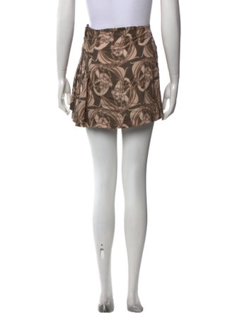 Anne Isabella Printed Mini Skirt