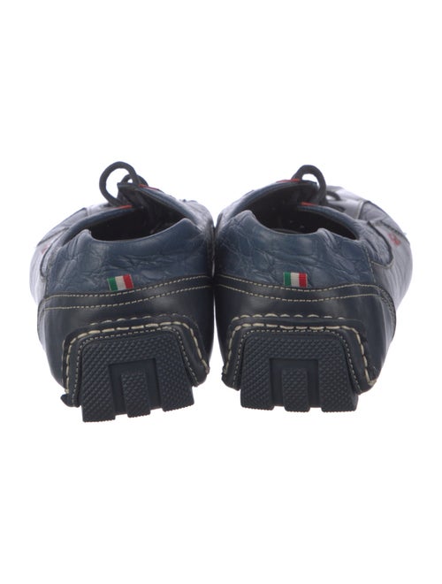 Anél Racer Collection Leather Printed Sneakers