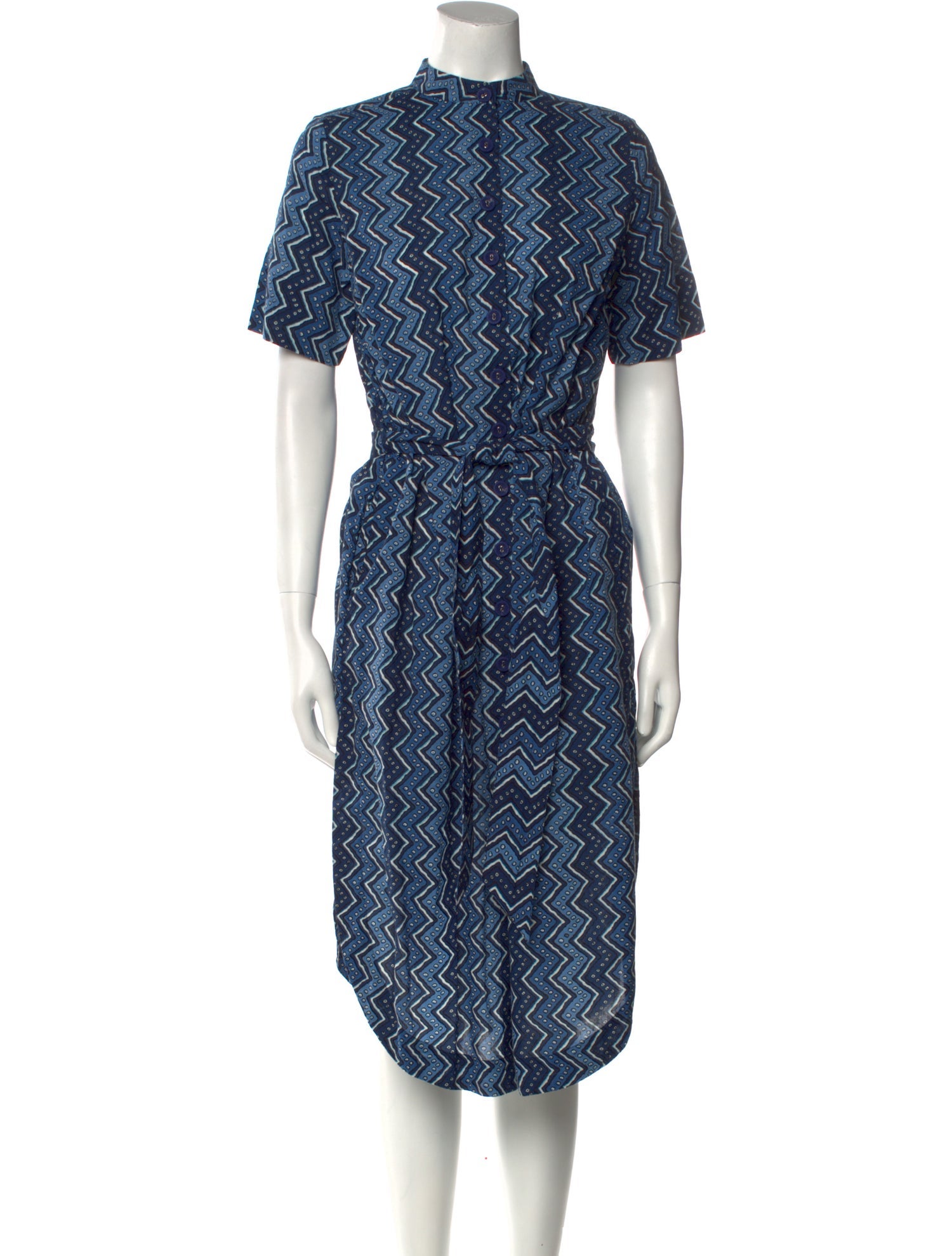 Aish Printed Midi Length Dress