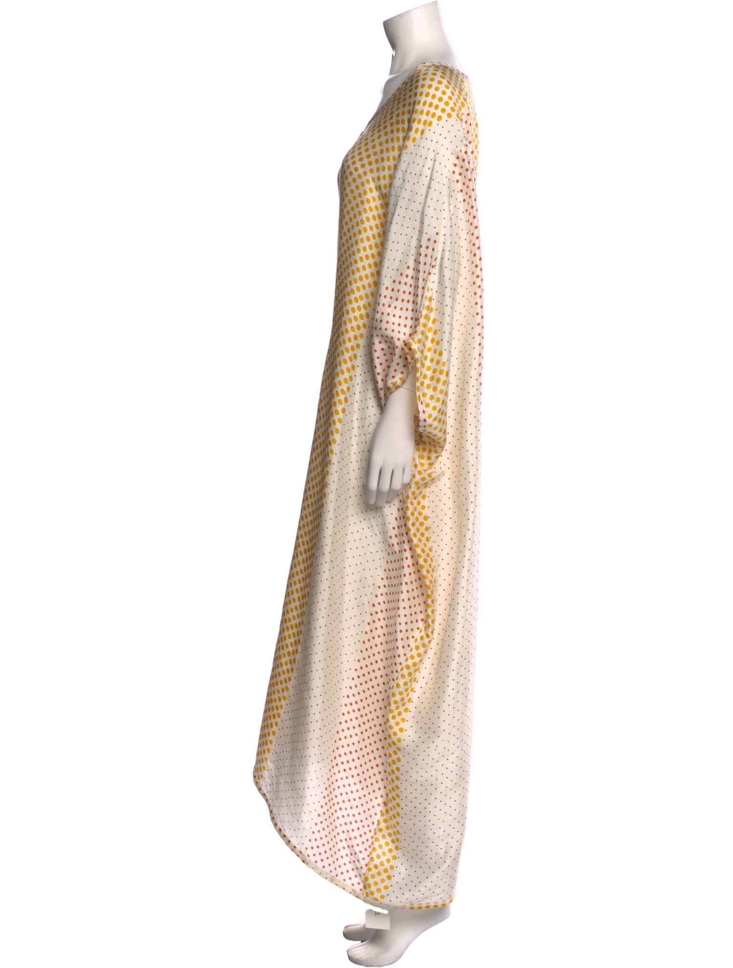 Aish Silk Long Dress