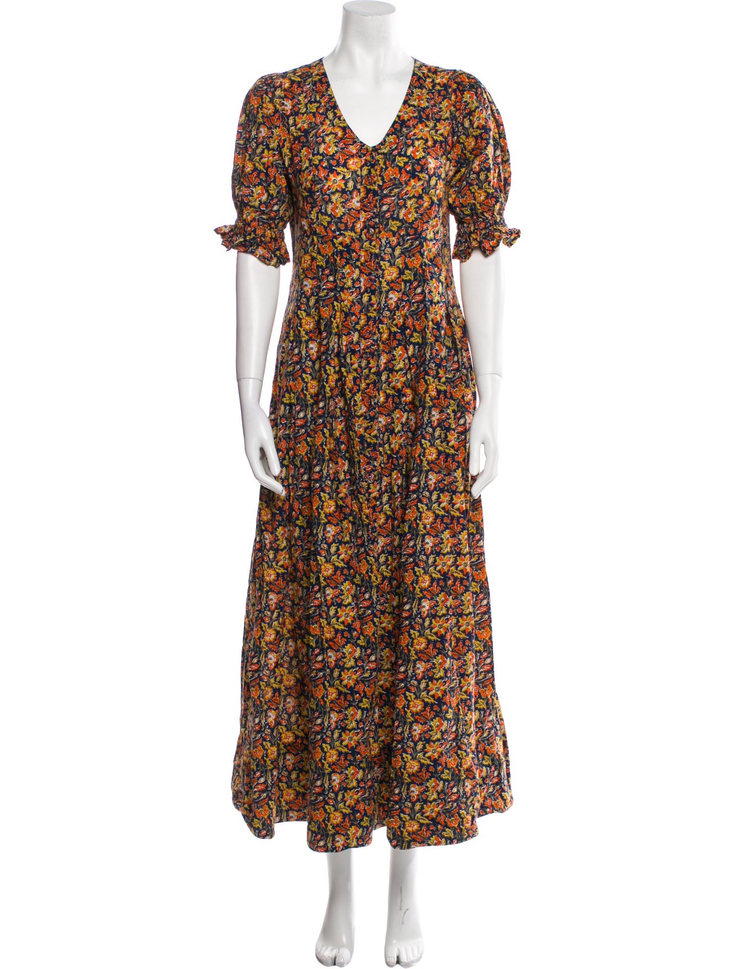 Aish Floral Print Long Dress