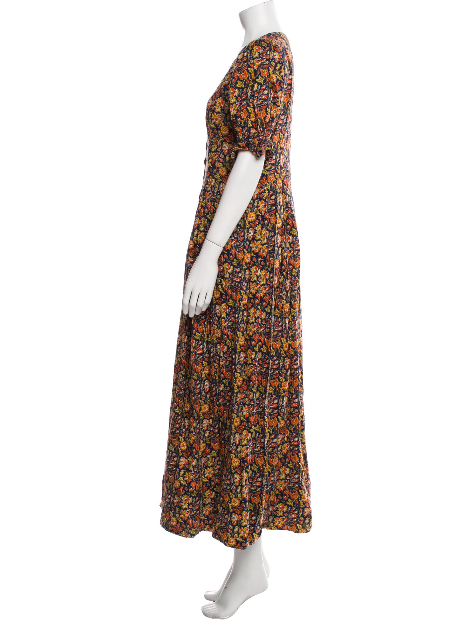 Aish Floral Print Long Dress