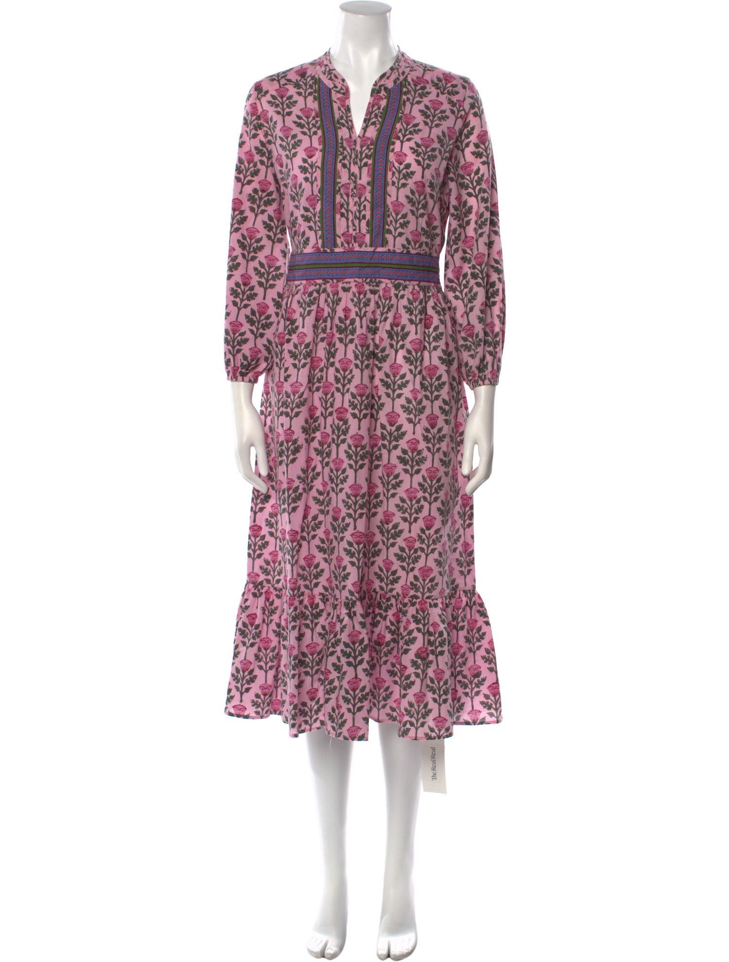 Aish Floral Print Long Dress